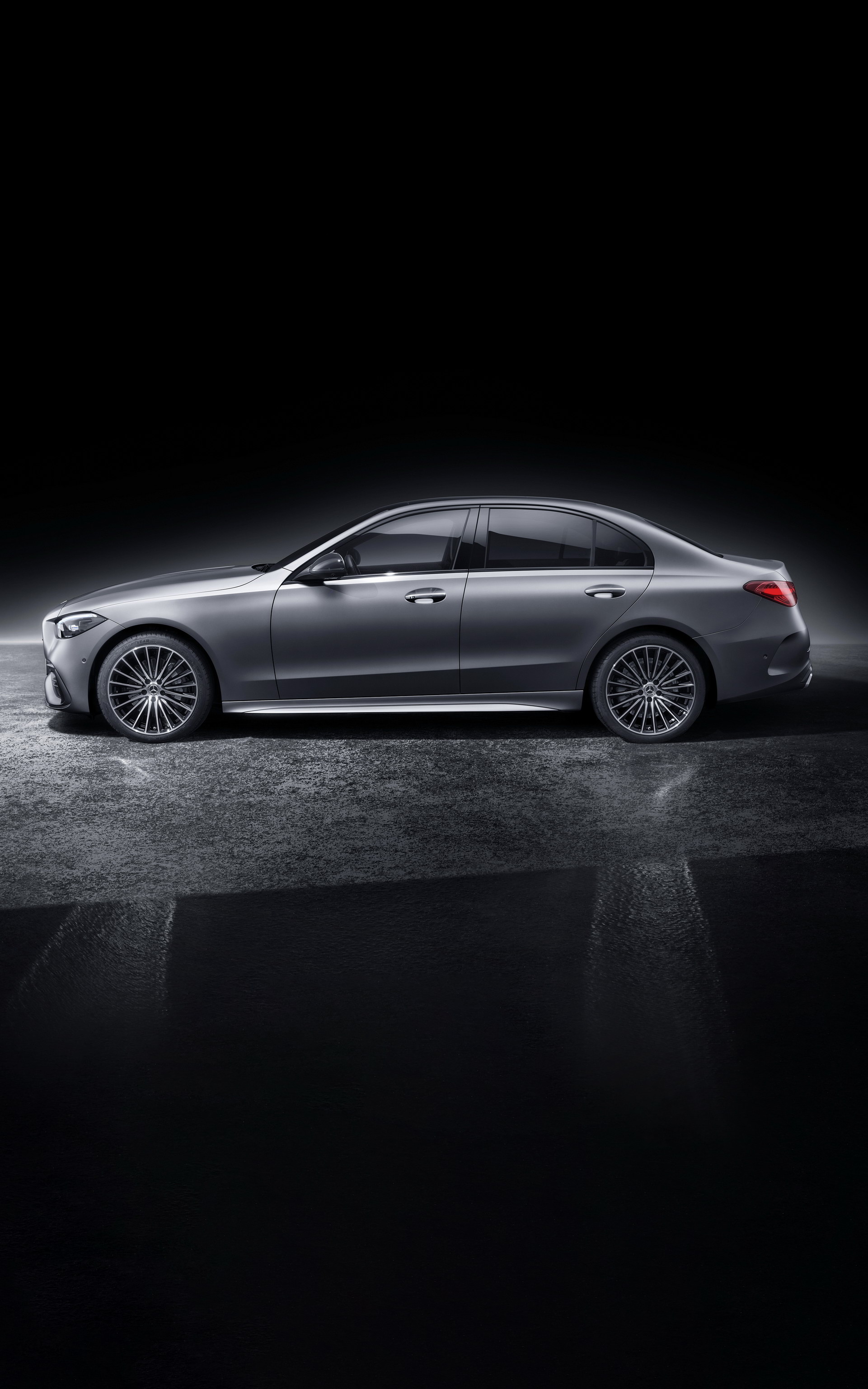 Mercedes-Benz C-Class, Side view, Phone wallpapers, Latest model, 1930x3080 HD Handy