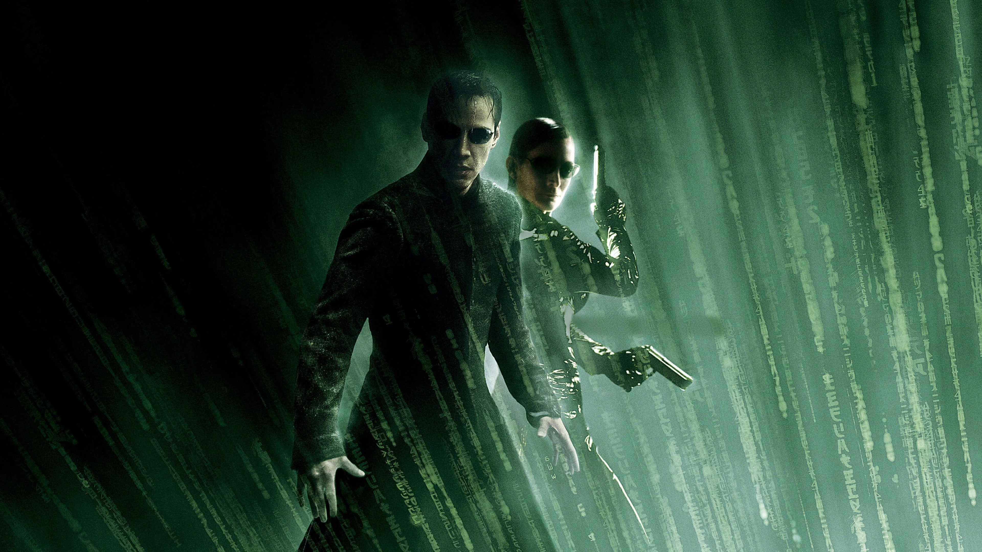 The Matrix: A 1999 science fiction action film written and directed by the Wachowskis. 3840x2160 4K Wallpaper.