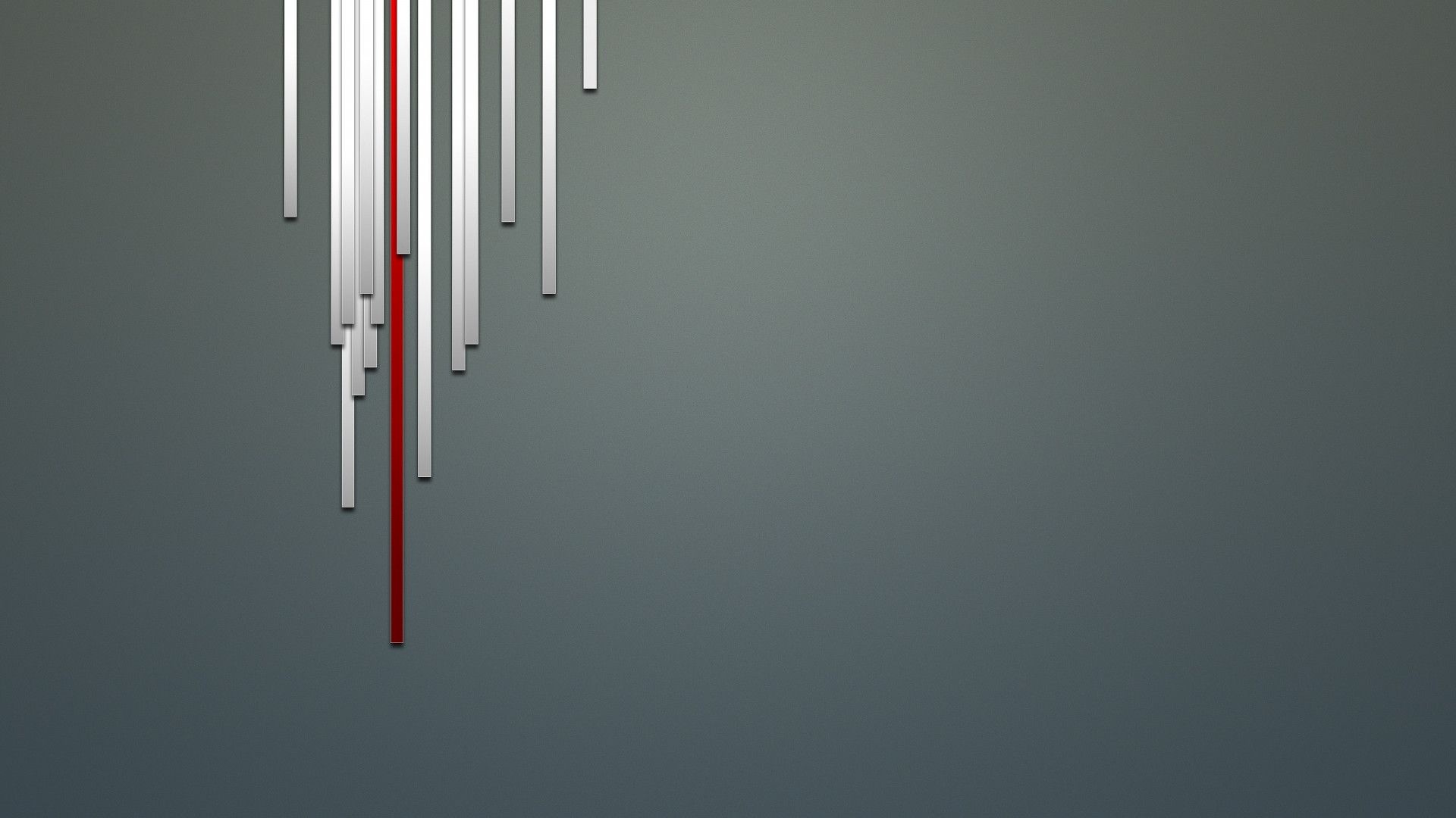 Kunst HD wallpaper, White and red lines, Abstract art, Minimalist design, 1920x1080 Full HD Desktop