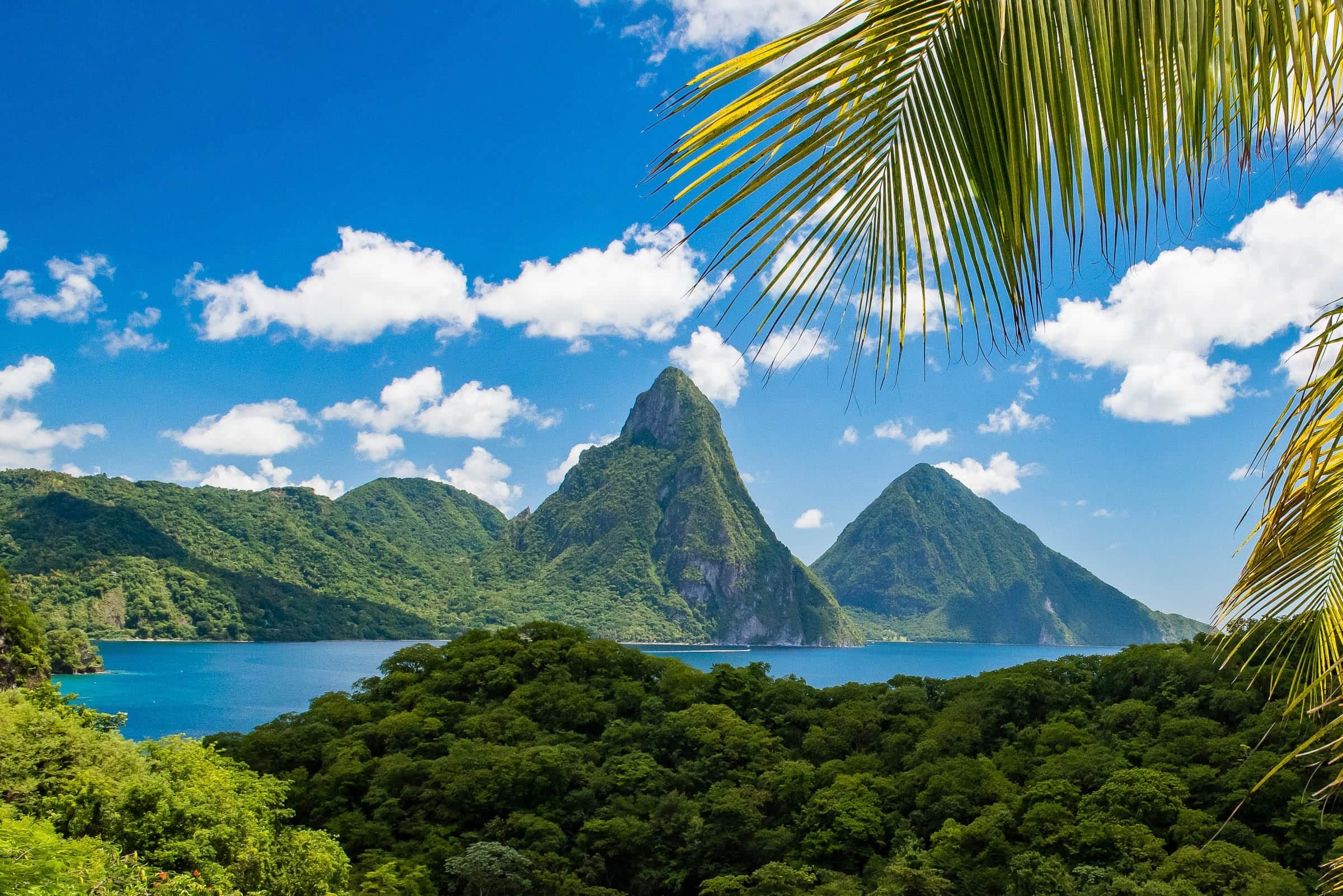 The Pitons, St. Lucia, Uncommon Caribbean, Beautiful landscapes, 2400x1610 HD Desktop