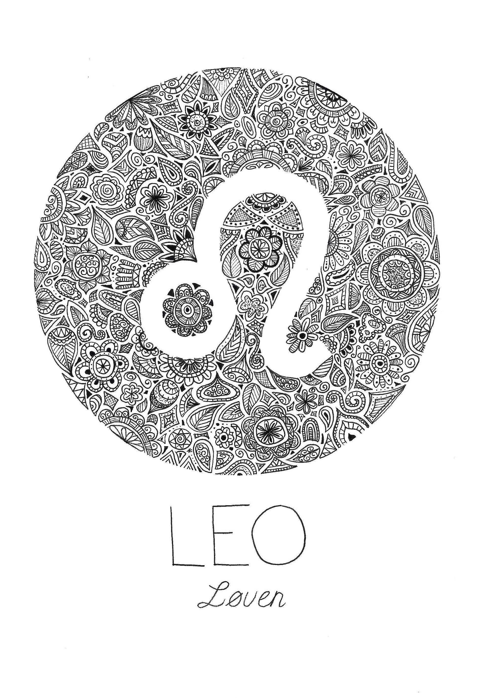 Leo zodiac sign, Zodiac signs drawings, 1960x2830 HD Phone