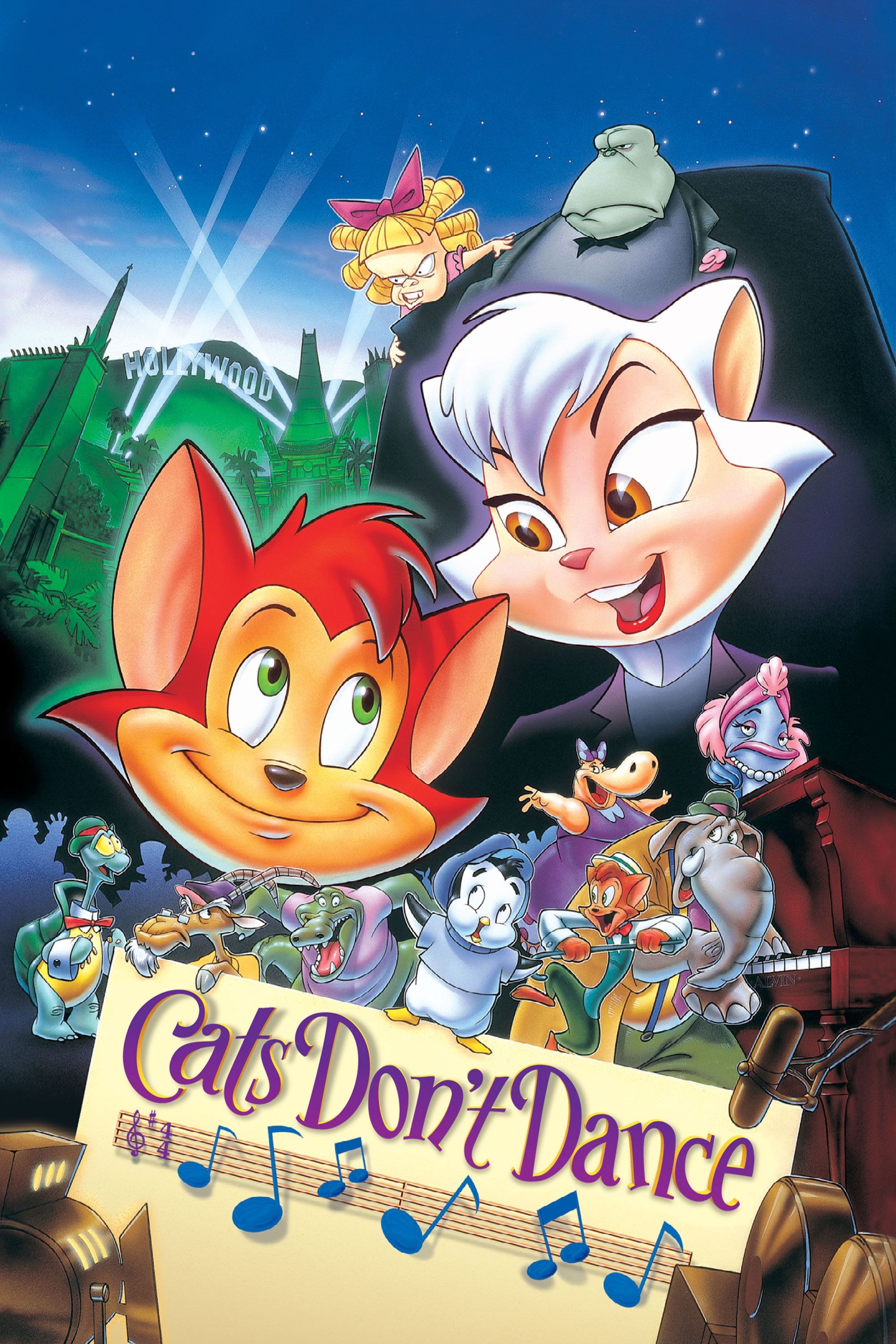 Cats Don't Dance (1997): Danny, An optimistic 18-year-old cat from Kokomo, Indiana, Cartoon. 2000x3000 HD Wallpaper.