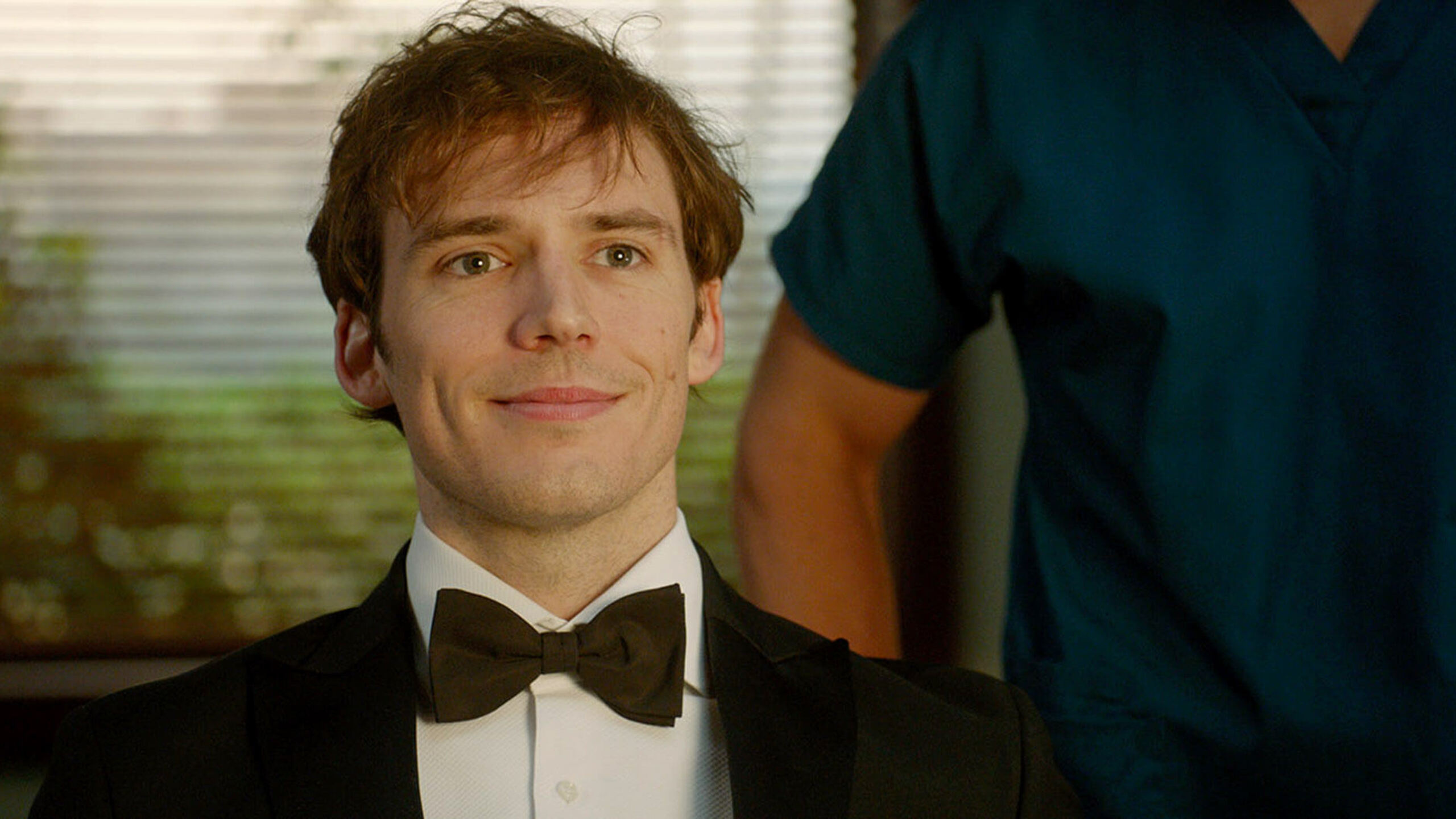 Sam Claflin: Me Before You, Music by Craig Armstrong, The male lead. 2560x1440 HD Wallpaper.