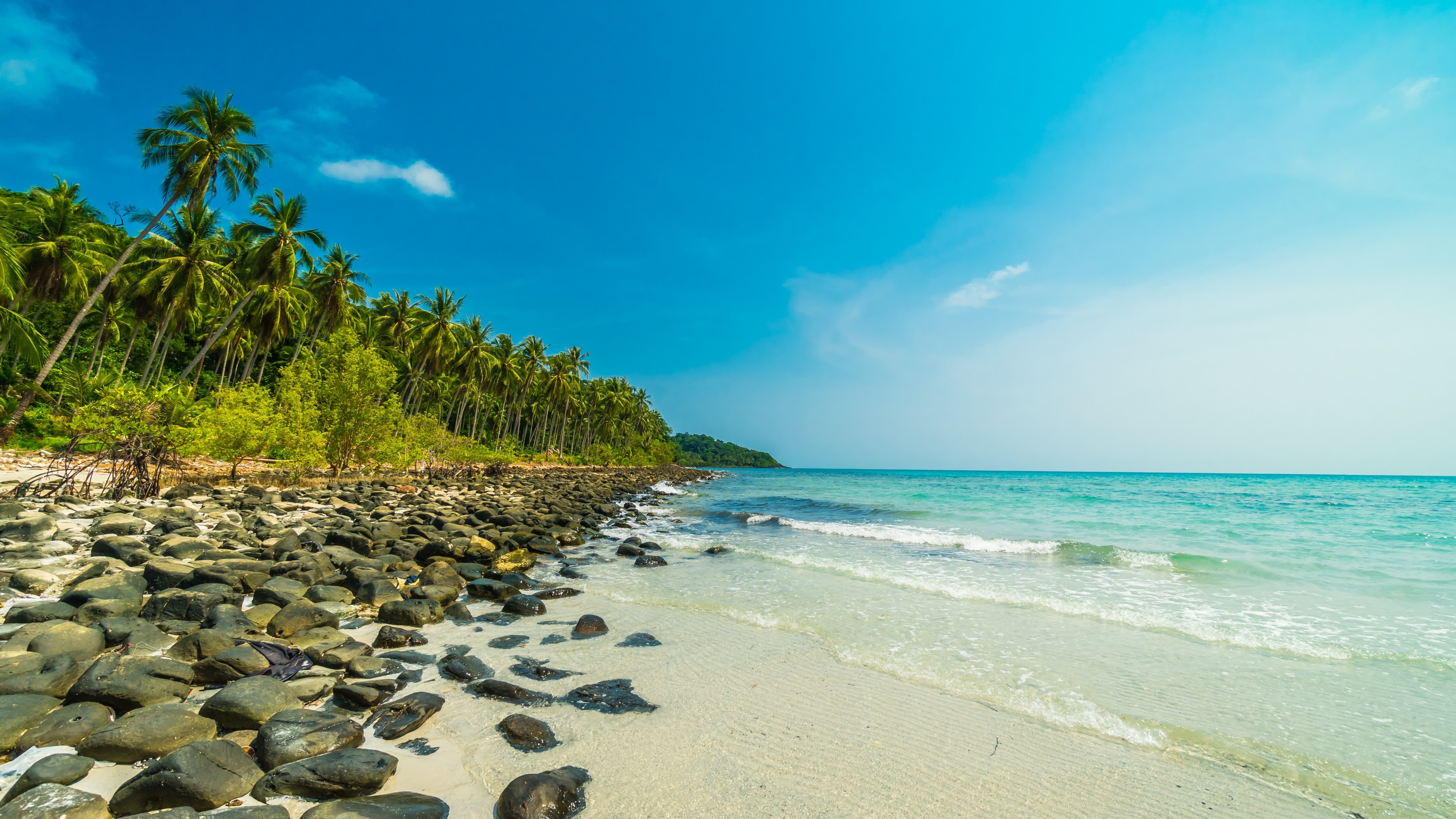 South China Sea, Travels, Stunning beaches, Breathtaking ocean, 3840x2160 4K Desktop