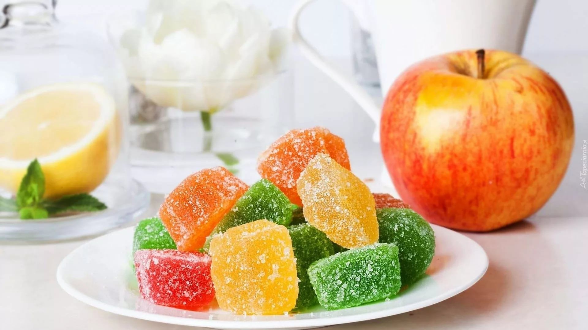 Jellylicious display, Gelatin treats, Colorful sweetness, Sugary delight, 1920x1080 Full HD Desktop