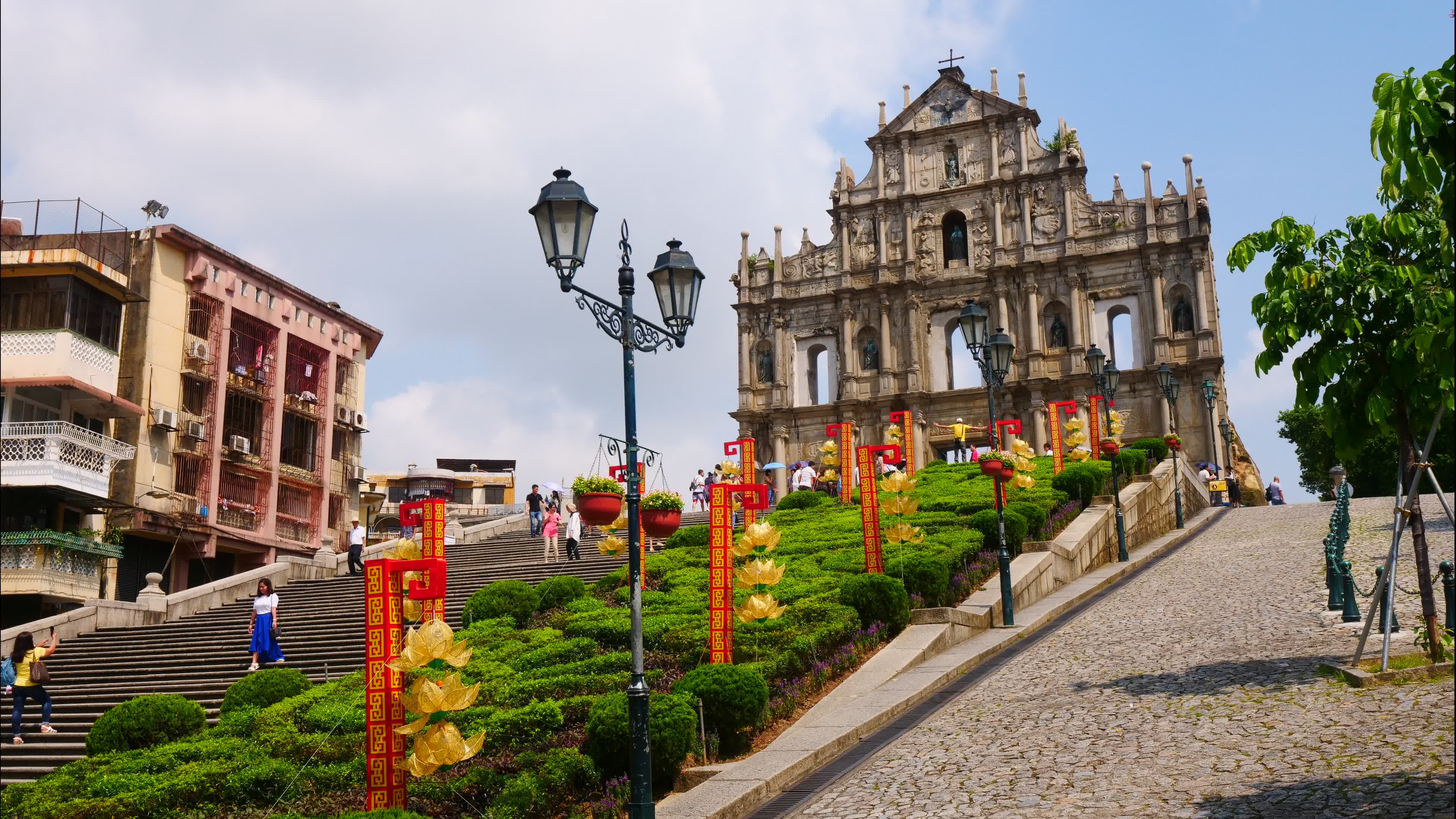 Macau, St. Paul's Church, Historical site, Architectural beauty, 3840x2160 4K Desktop
