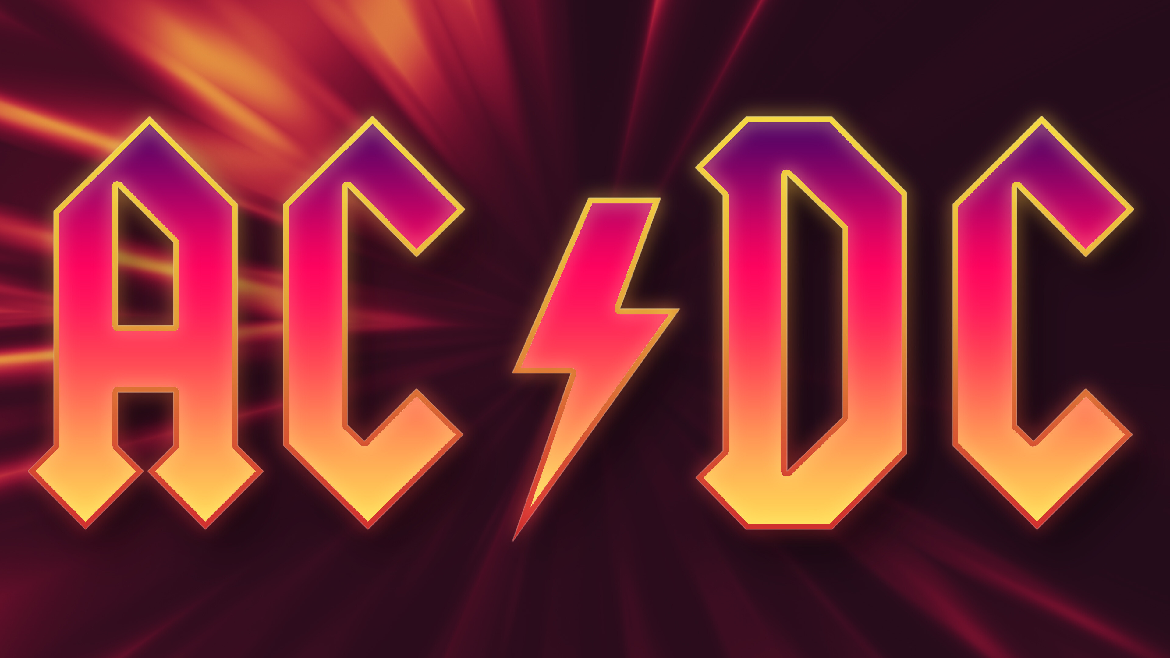 AC/DC, Retro, 4K Ultra HD, Music Nostalgia, 3840x2160 4K Desktop
