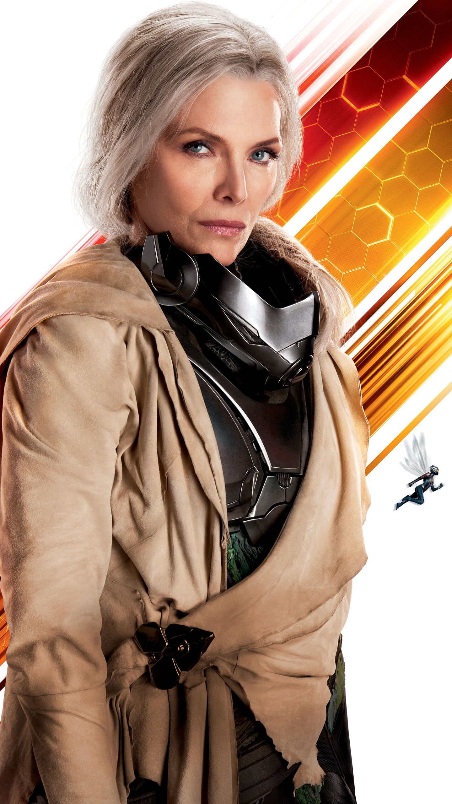Michelle Pfeiffer Wasp, Ant-Man and the Wasp, 10K Samsung Galaxy, Michelle Pfeiffer, 1440x2560 HD Phone