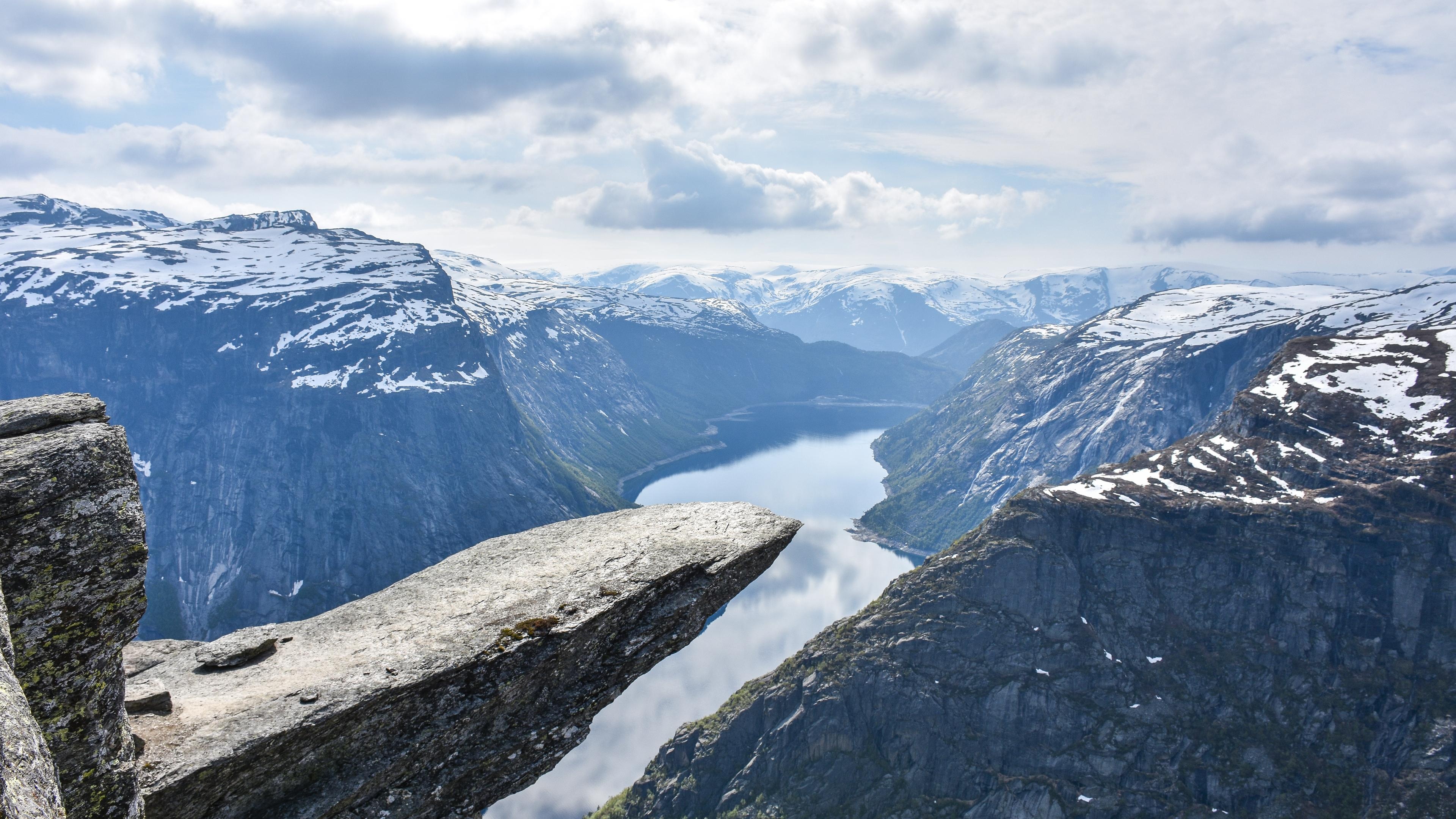 Norwegian beauty, EarthPorn-worthy, Trolltunga excellence, Natural wonders, 3840x2160 4K Desktop