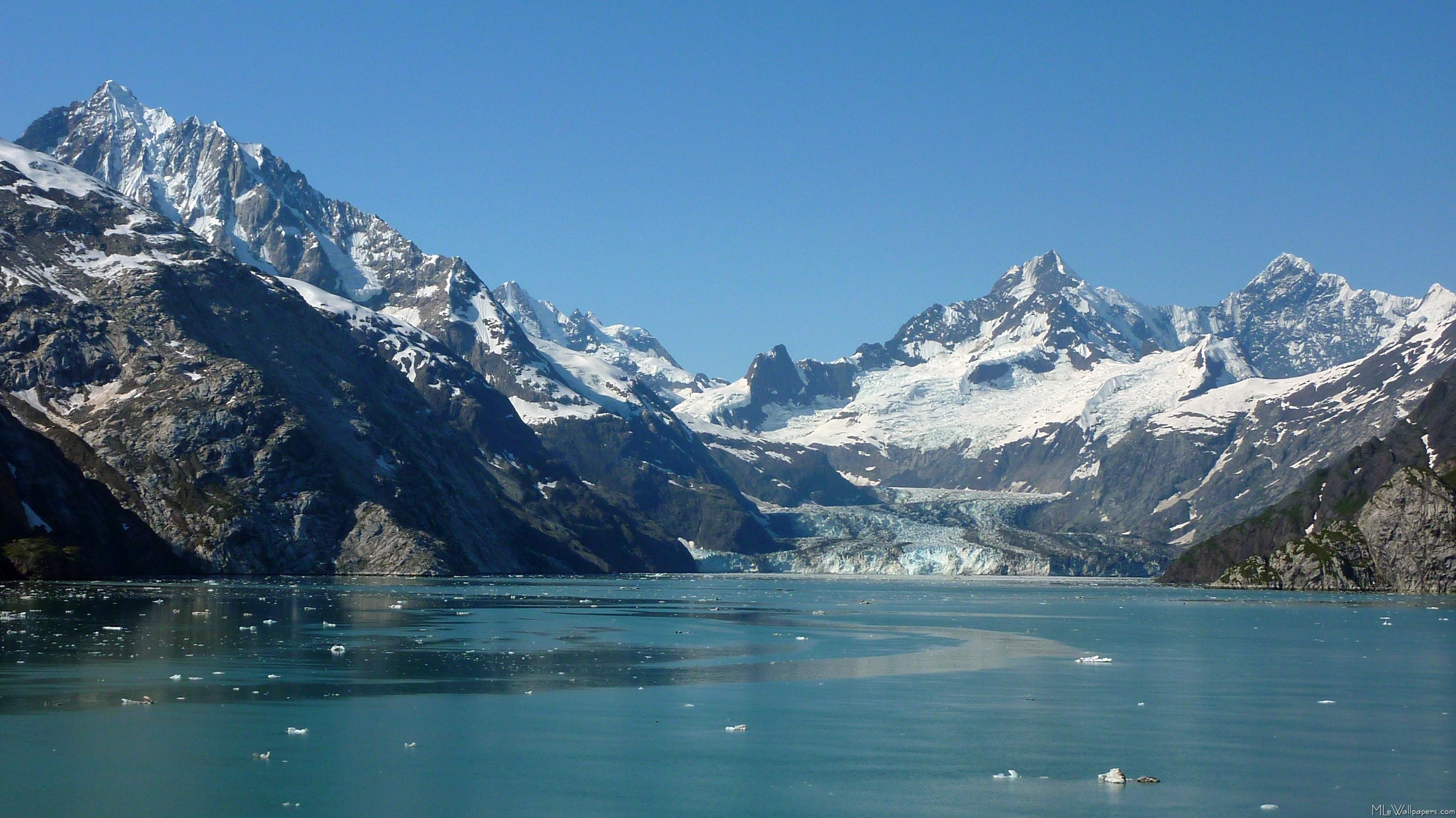 Alaska's glacier-fed waters, Pristine beauty, Natural wonders, Untouched wilderness, 3510x1970 HD Desktop