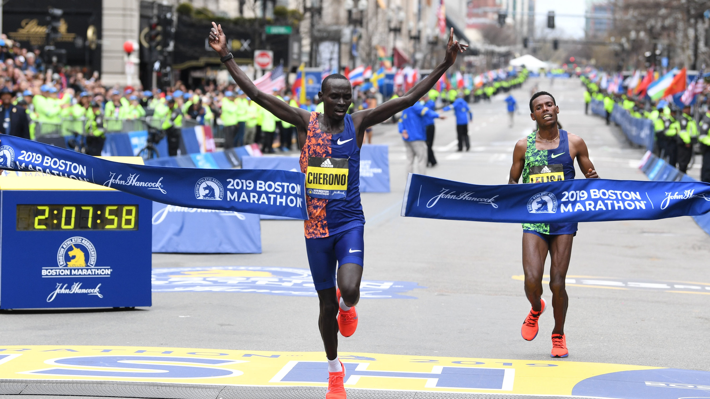 Lelisa Desisa, Boston marathon winner, New York Times, Marathon domination, 3000x1690 HD Desktop