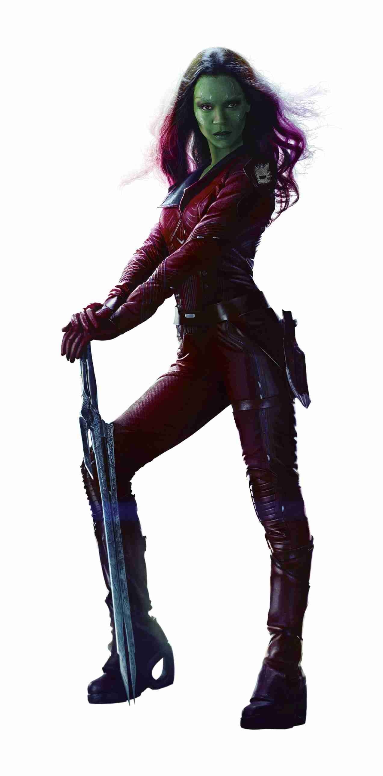 Zoe Saldana, Guardians Of The Galaxy, Movies, Gamora, 1280x2580 HD Handy
