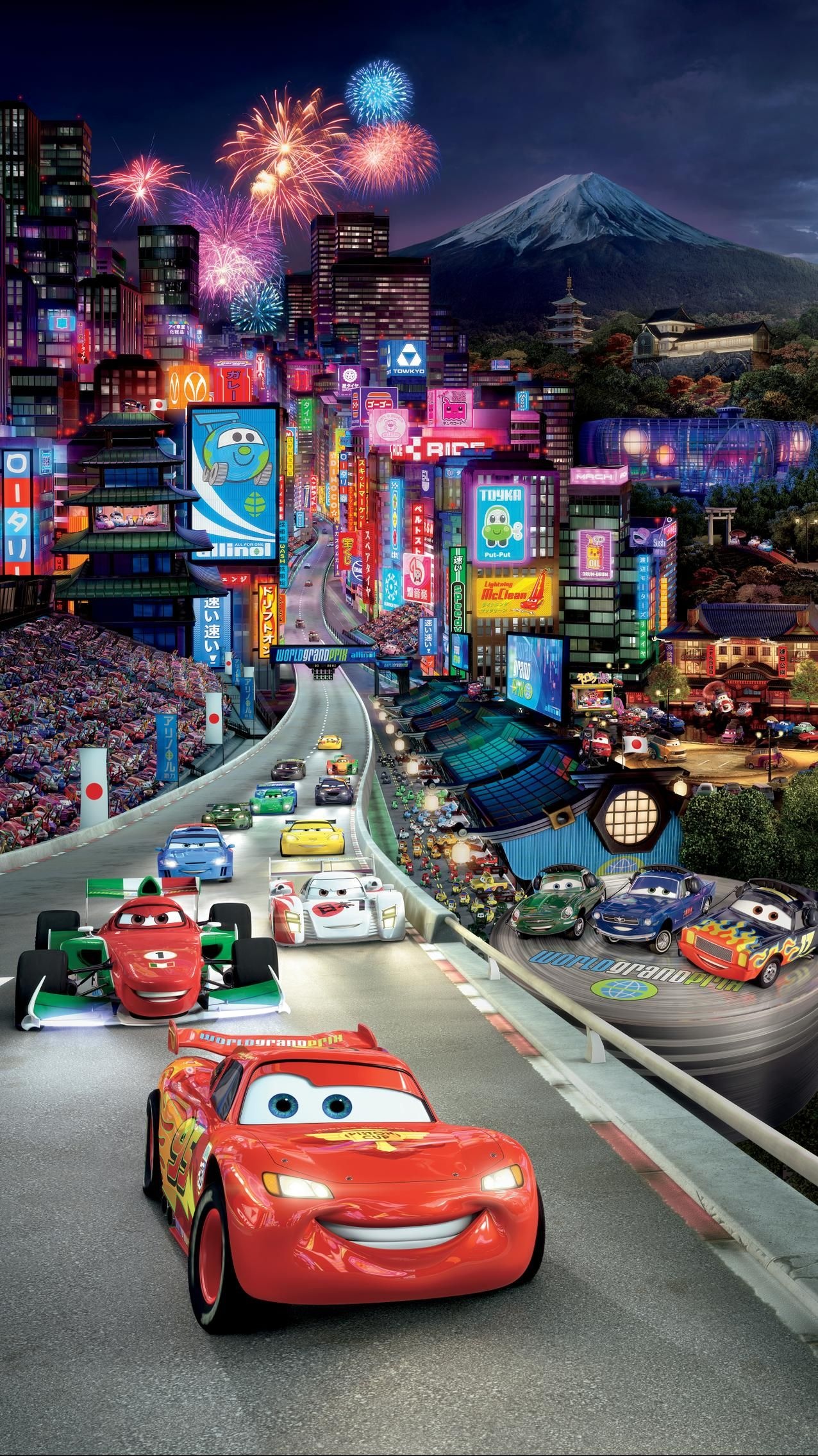 Disney Cars wallpaper, Disney Cars, Disney Cars movie, Disney, 1280x2270 HD Handy