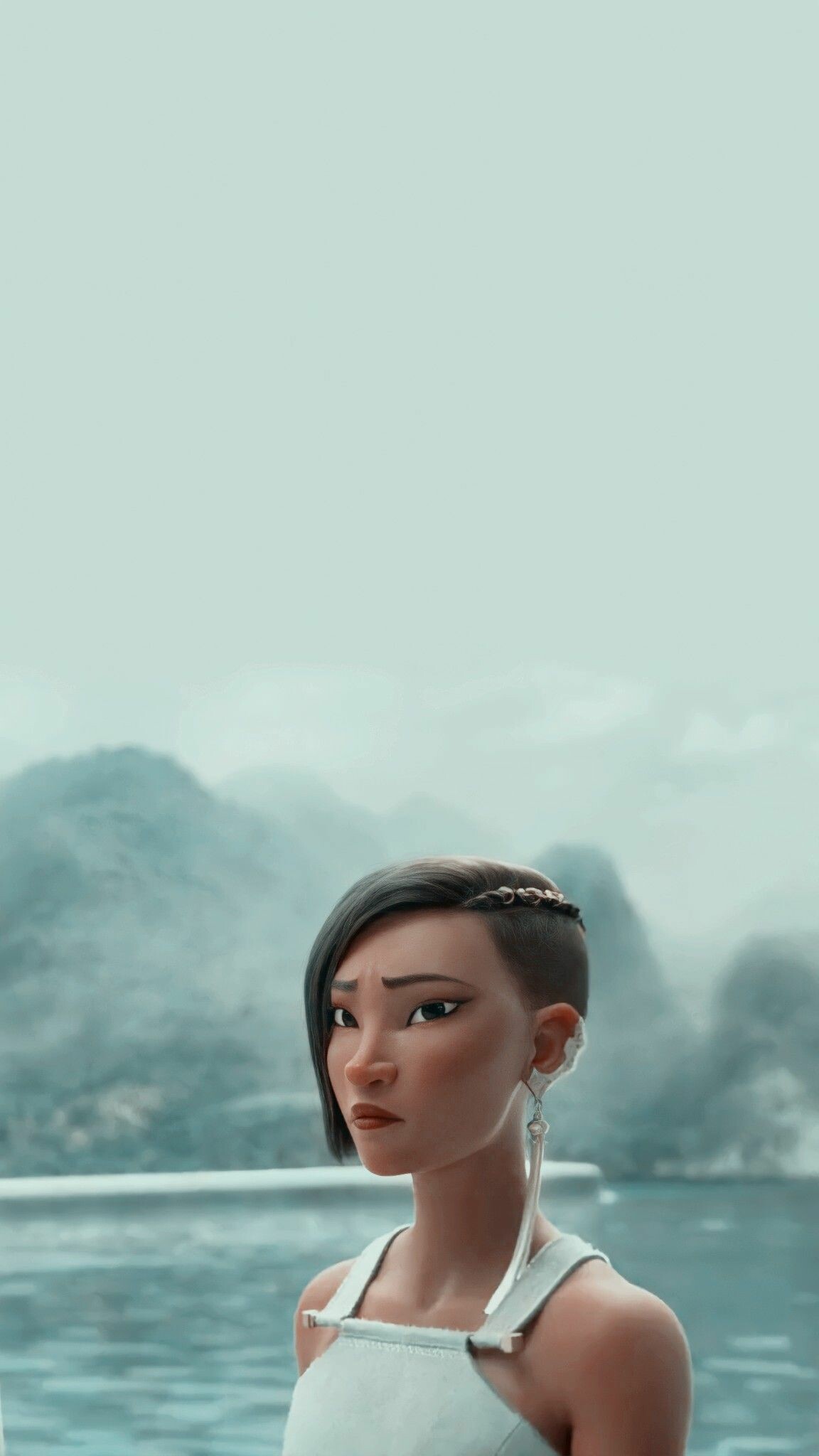 Raya and the Last Dragon: Disney princess, Namaari, The daughter of Chief Virana. 1160x2050 HD Background.