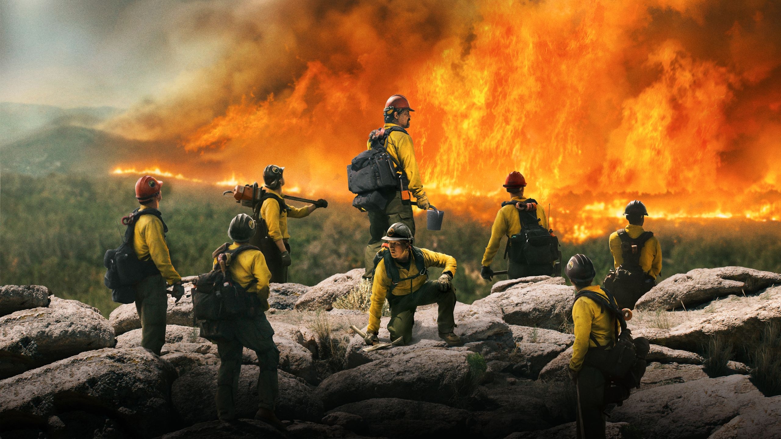 Movies anywhere, Brave firefighters, True story, Heroic sacrifices, 2560x1440 HD Desktop