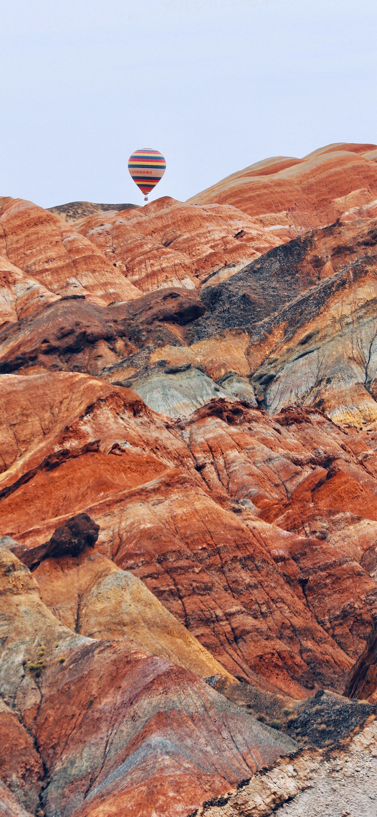 Rainbow Mountain Peru, Colorful scenery, Striking landscapes, Natural beauty, 1250x2690 HD Handy