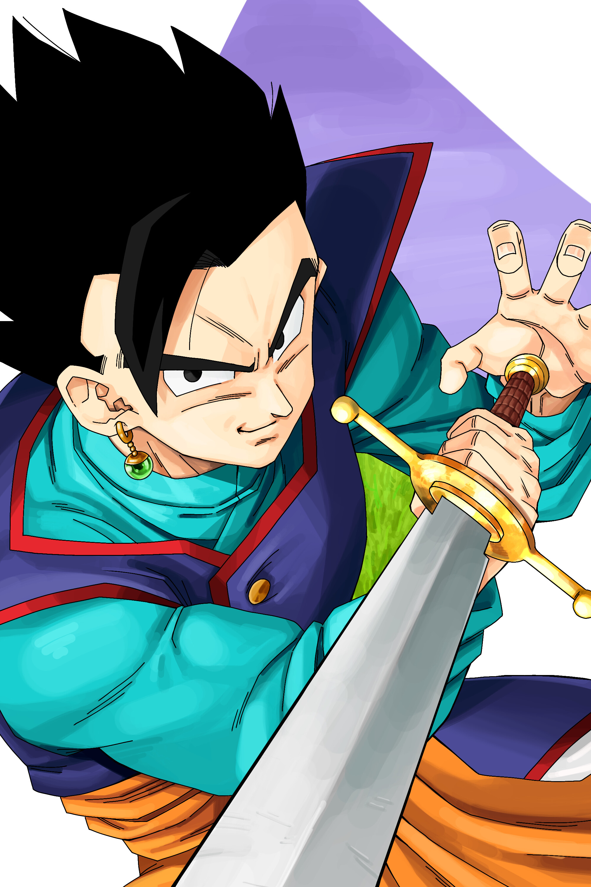 Gohan: Anime, Dragon Ball, A character who defeated the Bio-Android Cell to save the world. 2000x3000 HD Background.