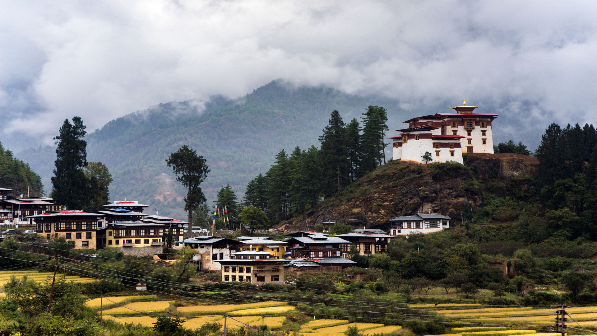 Paro Valley, Bhutan, Travels, Sacred Sites, 1920x1080 Full HD Desktop