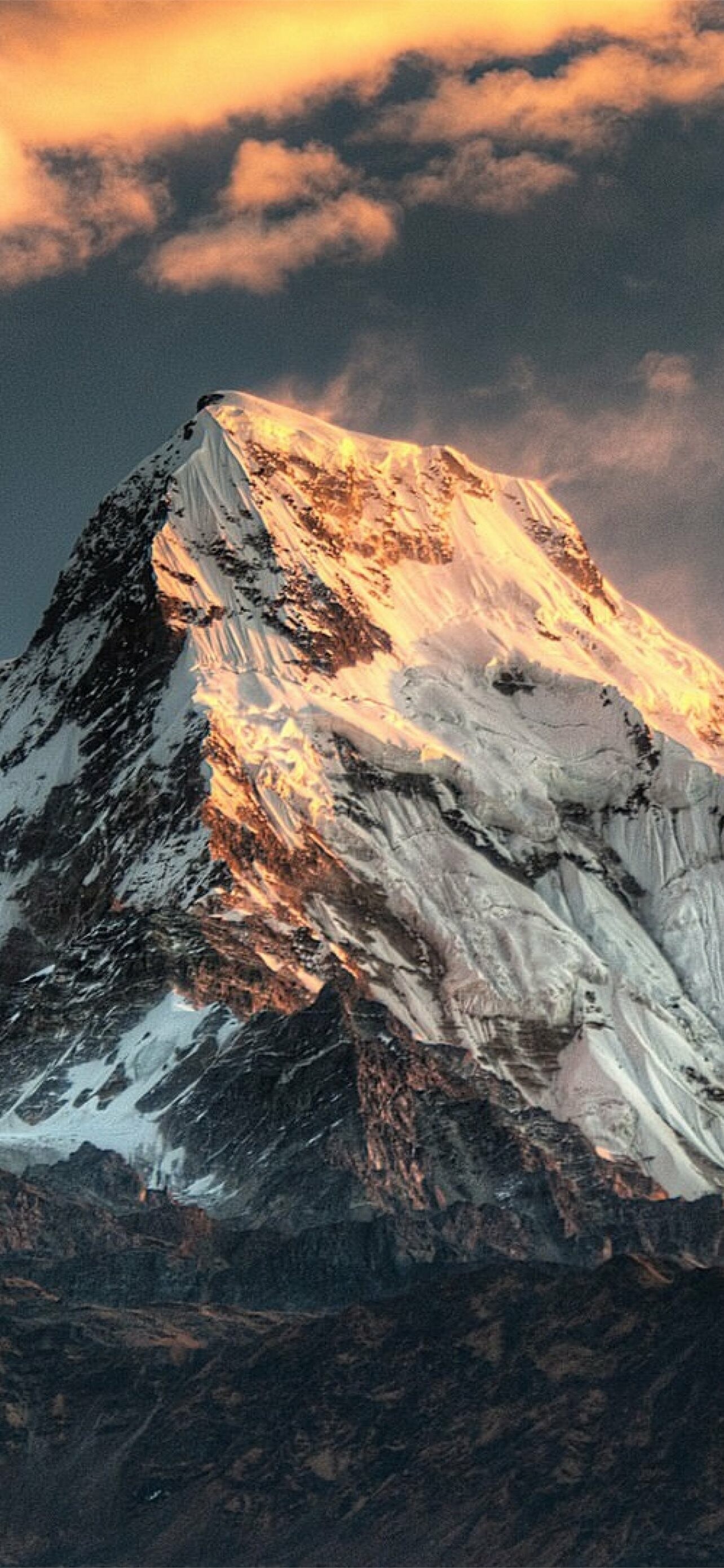 Mount Everest: Annapurna Massif, Mountain range, Nepal, Highest peaks. 1290x2780 HD Wallpaper.