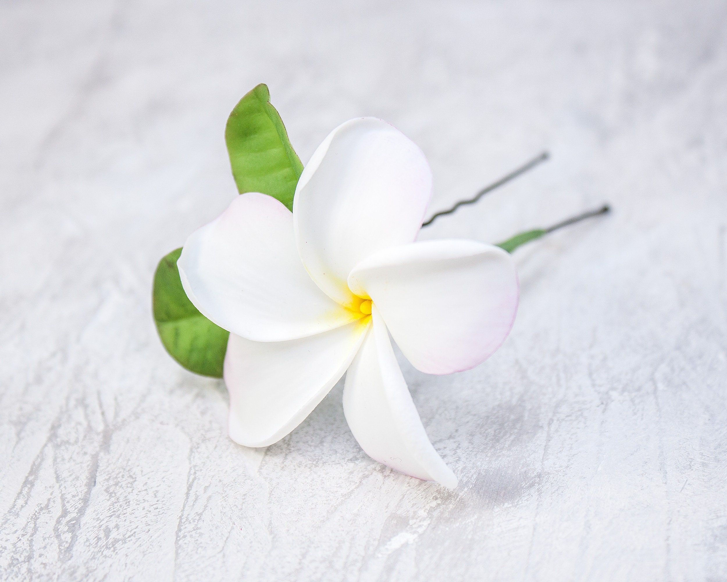 Hawaiian flower hair pin, Tropical elegance, Floral accessory, Exotic beauty, 2500x2000 HD Desktop