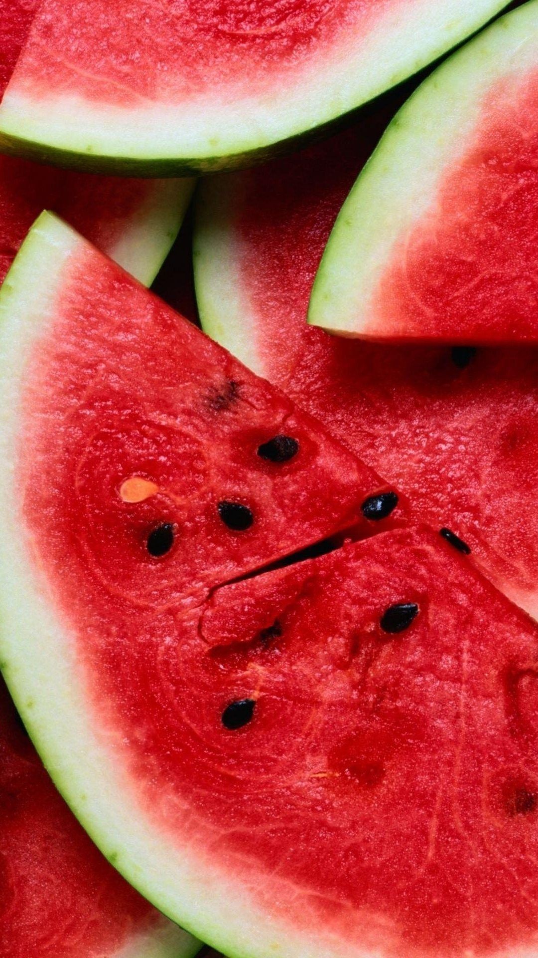 Watermelon: A hydrating fruit with many possible health benefits. 1080x1920 Full HD Background.