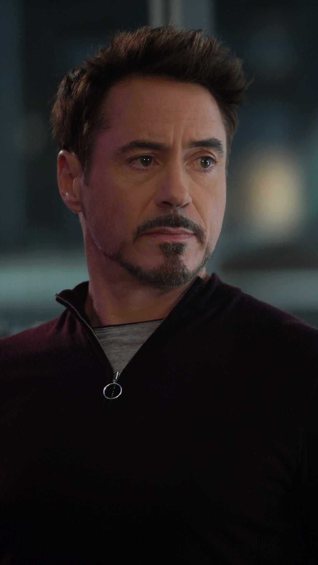 Robert Downey Jr.: The winner of 3 Golden Globe Awards, Anthony Edward “Tony” Stark. 1080x1920 Full HD Wallpaper.