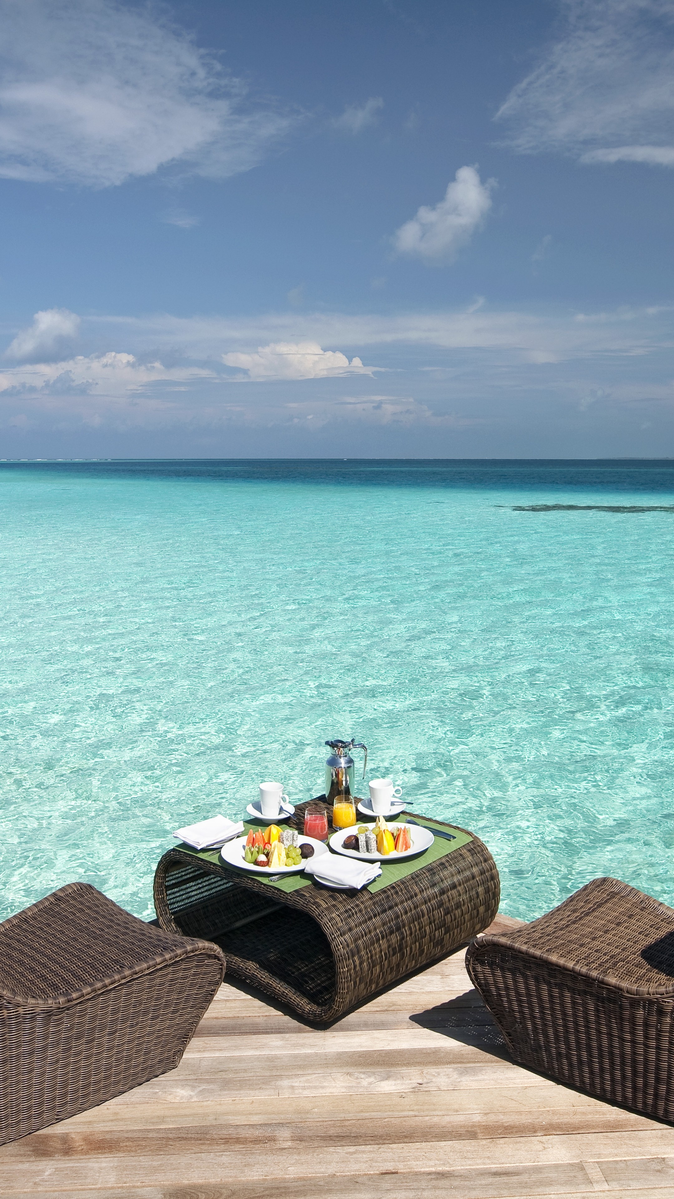 Constance Moofushi, Maldives paradise, Best hotels of 2017, Azure waters, 2160x3840 4K Handy