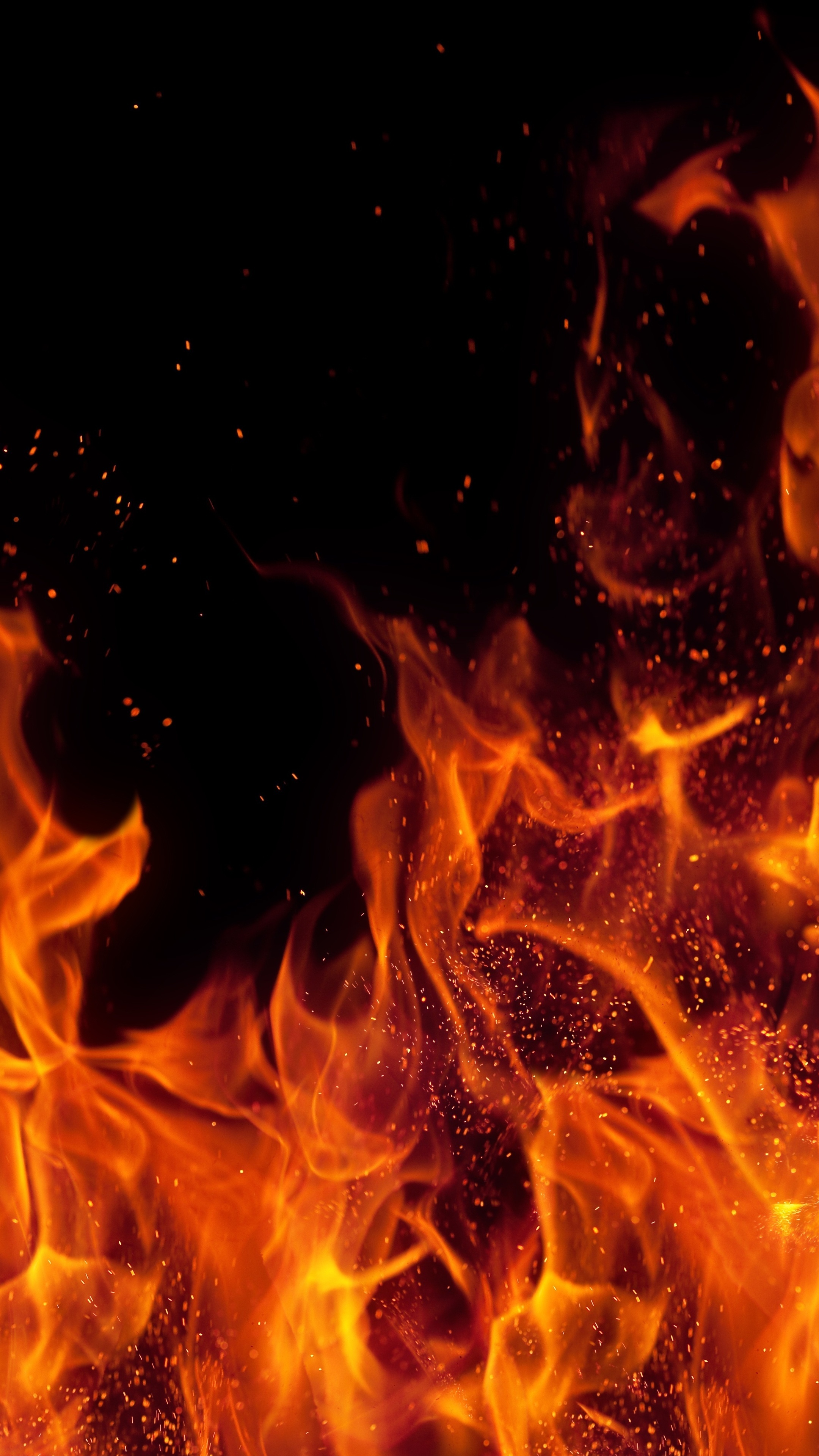 Red fire beauty, Sony Xperia HD wallpapers, 4K flame visuals, Flame images, Fire wallpaper backgrounds, 2160x3840 4K Handy