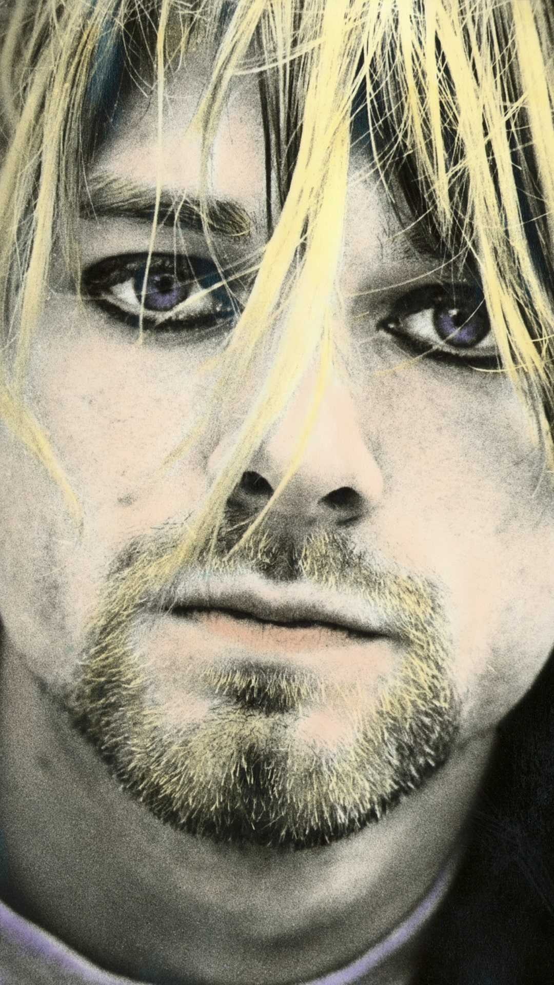 Kurt Cobain, Celebs, Free HD wallpapers, Creative art, 1080x1920 Full HD Phone
