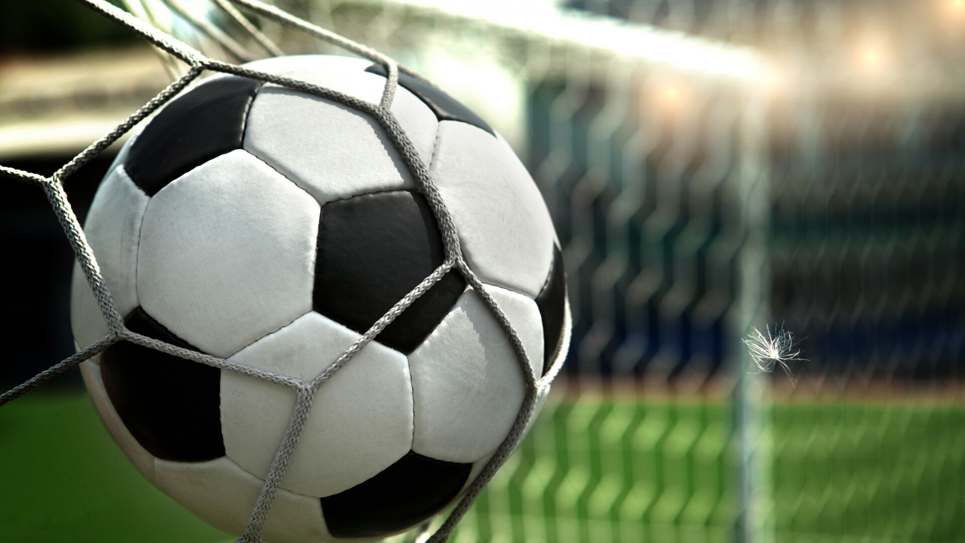 Goal (Sports): The ball's classic construction, 32 panels, Football, Sports gear, Ball game. 1920x1080 Full HD Wallpaper.