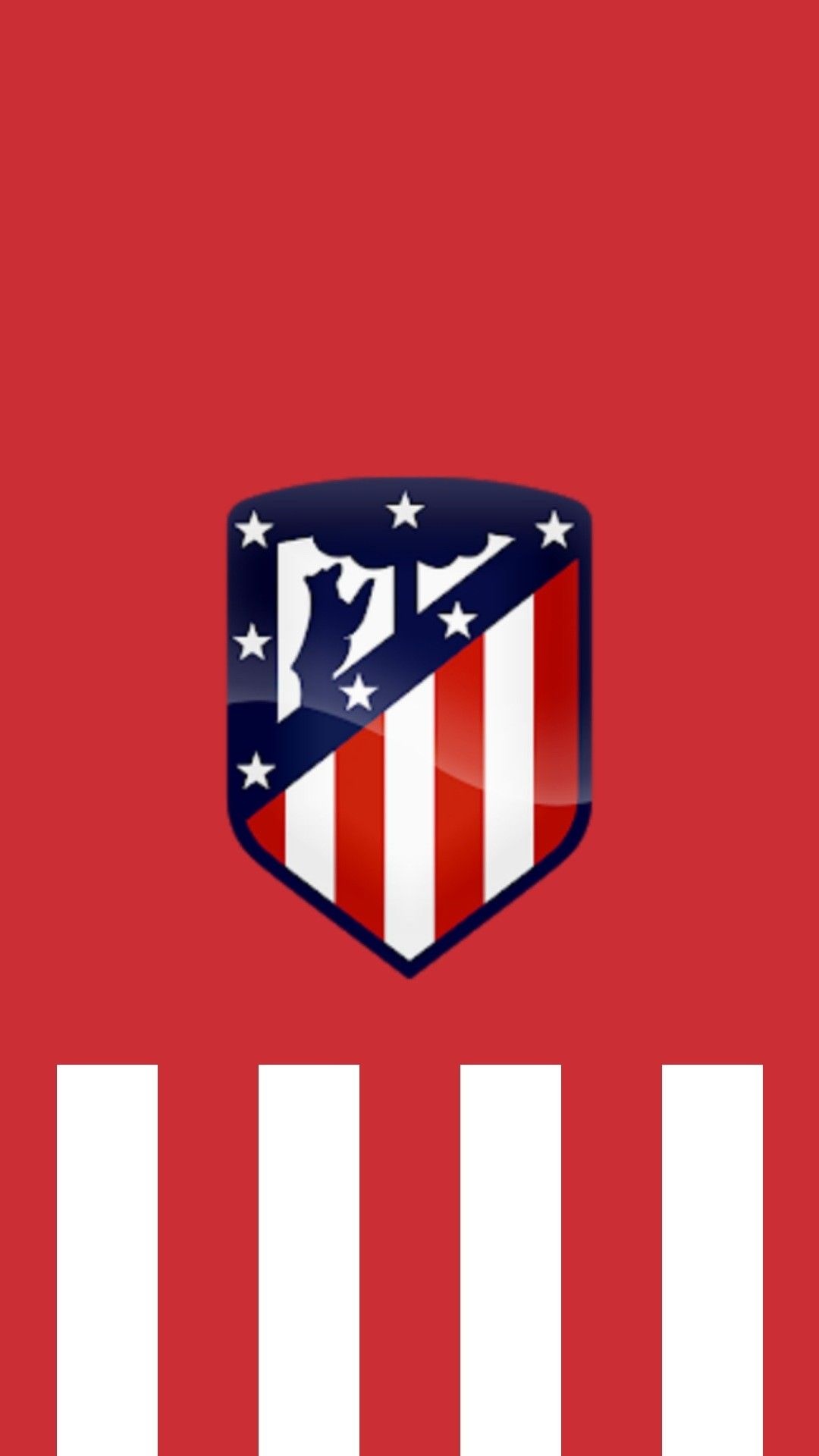 Atletico Madrid: Ferdinand Daucík led the team to second place in La Liga in the 1957–58 season. 1080x1920 Full HD Background.
