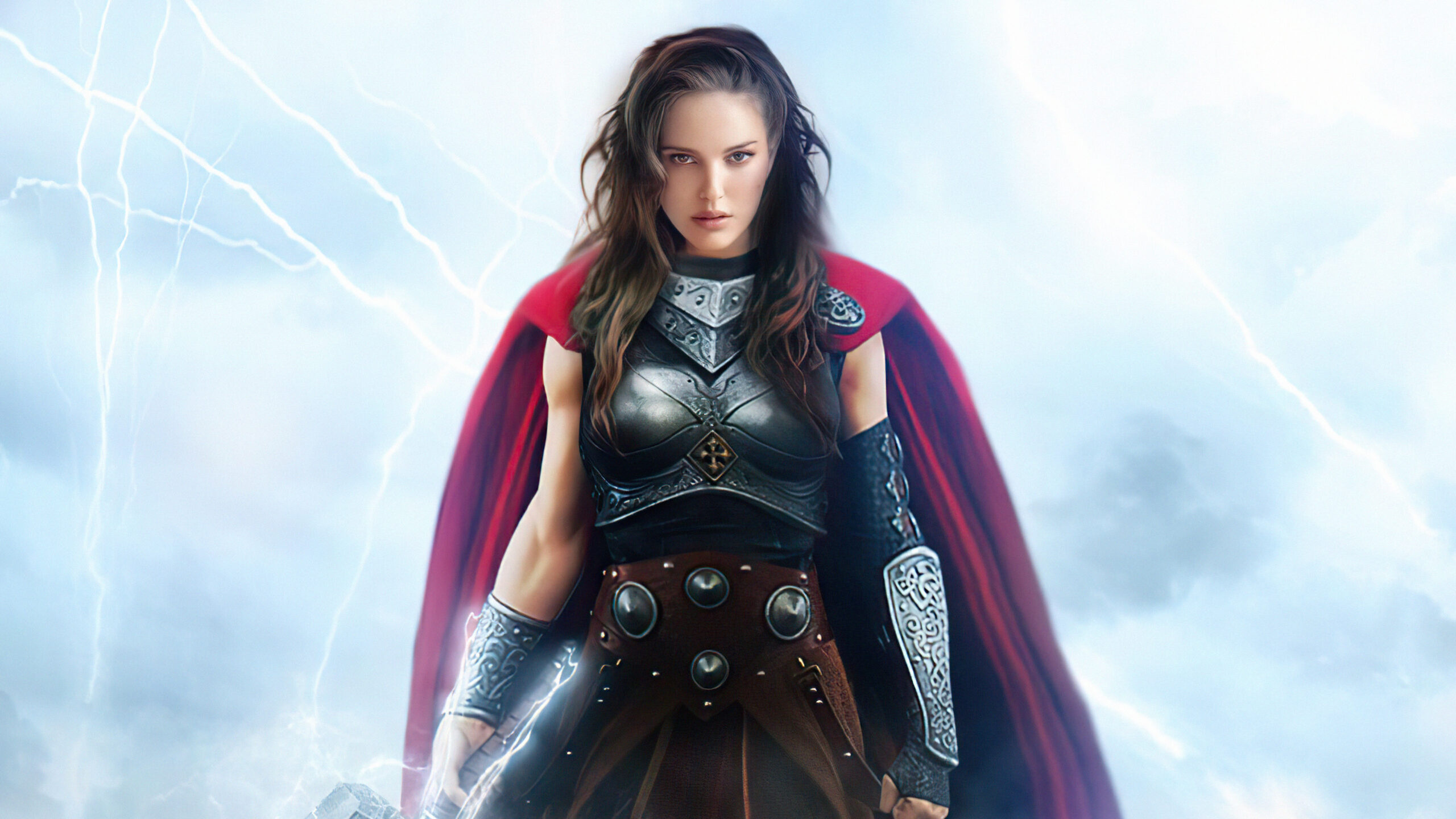 Female Mighty Thor, Jane Foster, Wallpaper, Comics, 2560x1440 HD Desktop