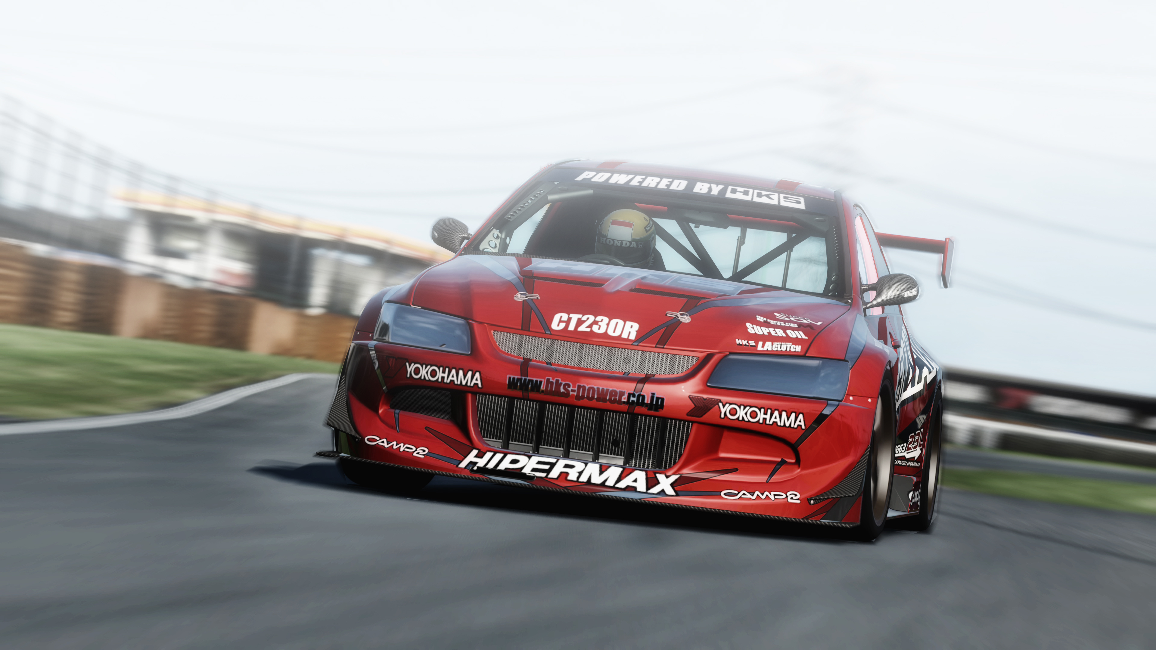 Rallycross: Hipermax, Speed Track in Japan, Rally Racer, PS3. 3840x2160 4K Background.