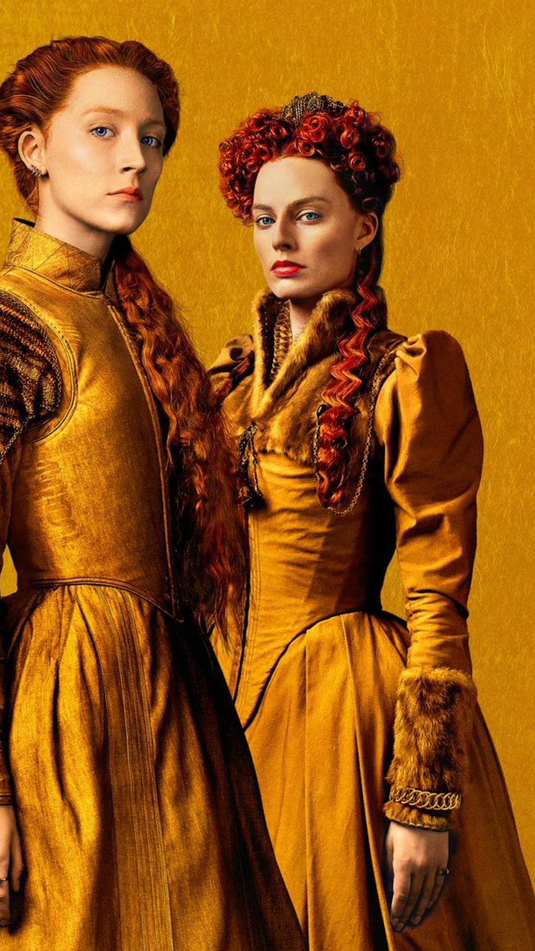 Saoirse Ronan, Margot Robbie, Mary Queen of Scots, 1080x1920 Full HD Handy
