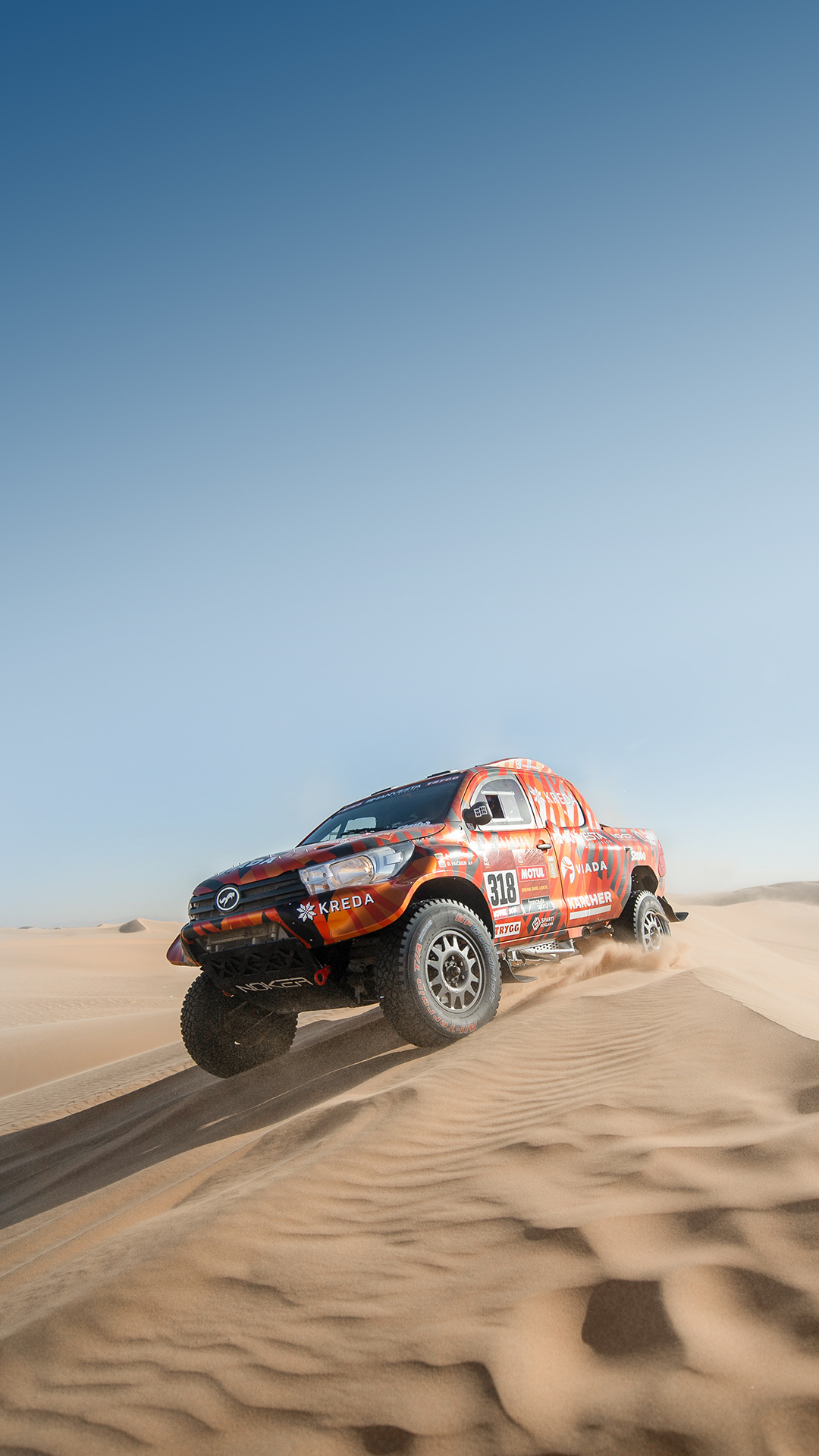 Dakar Rally: The Lithuanian off-road hero, Antanas Juknevicius, The Dakar driver for the seventh time. 1080x1920 Full HD Wallpaper.