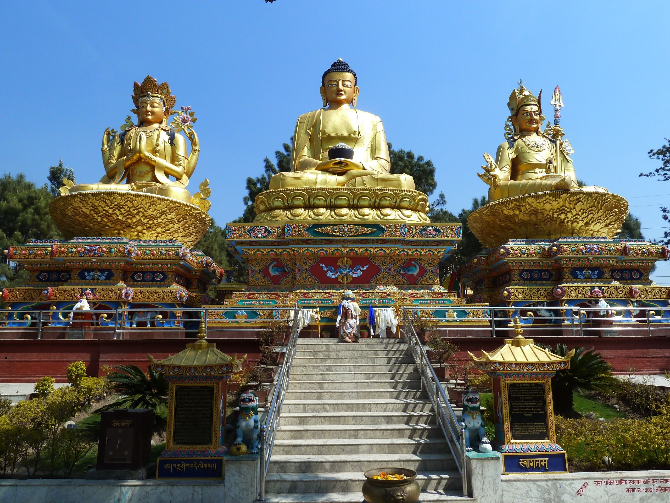 Kathmandu, Nepal, Buddha square, Culture, 2560x1920 HD Desktop