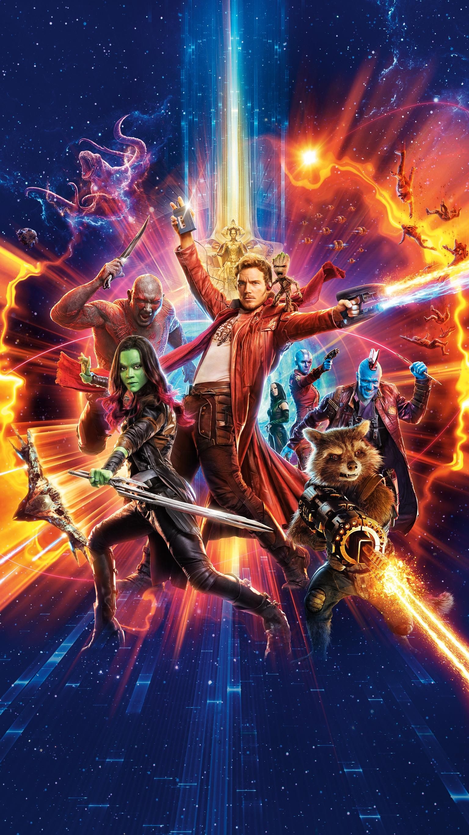 Guardians of the Galaxy, Phone wallpaper, Marvel movie posters, 1540x2740 HD Handy