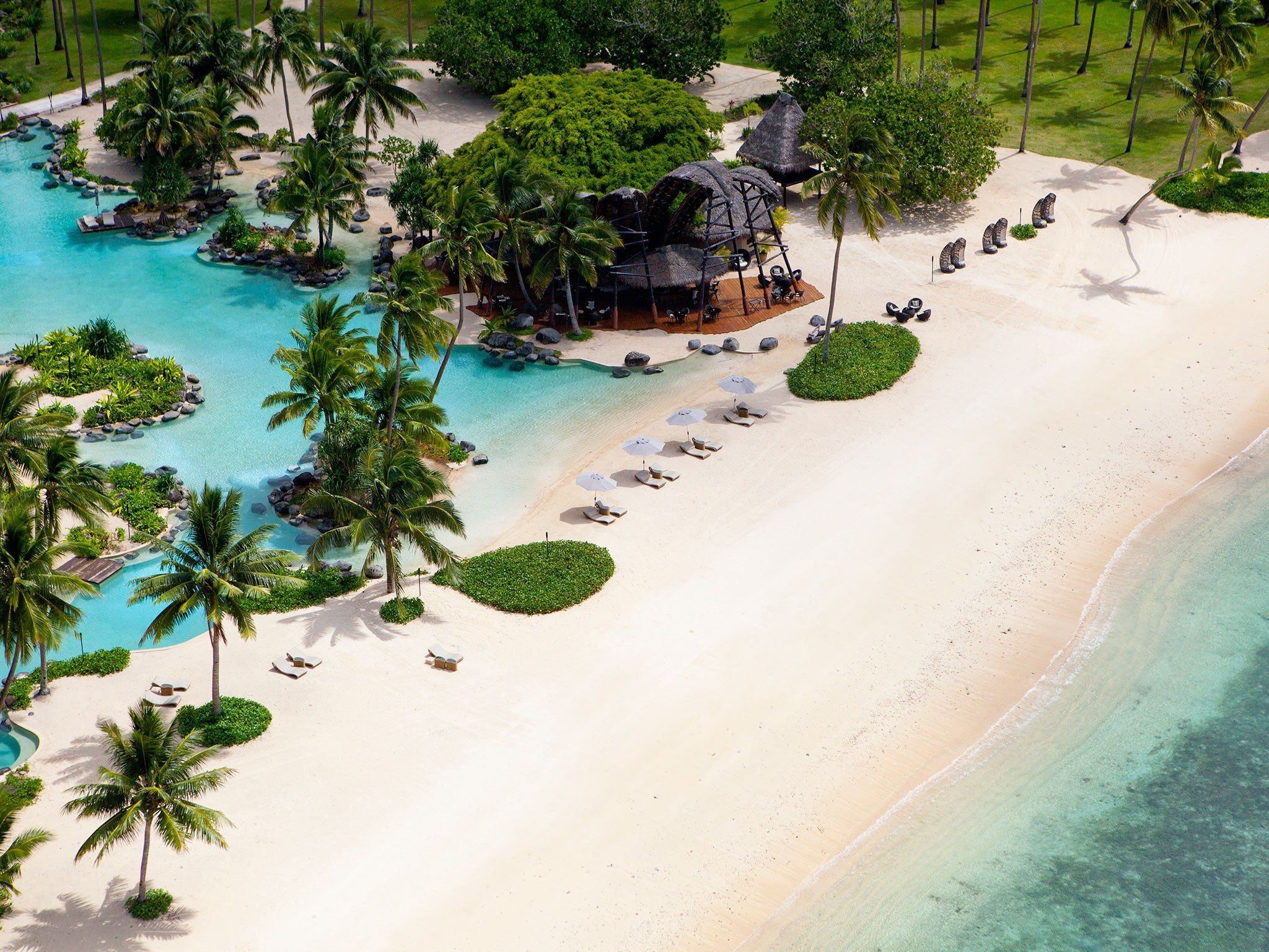 Laucala Island, Fiji travels, Relaxing beaches, Island paradise, 2050x1540 HD Desktop