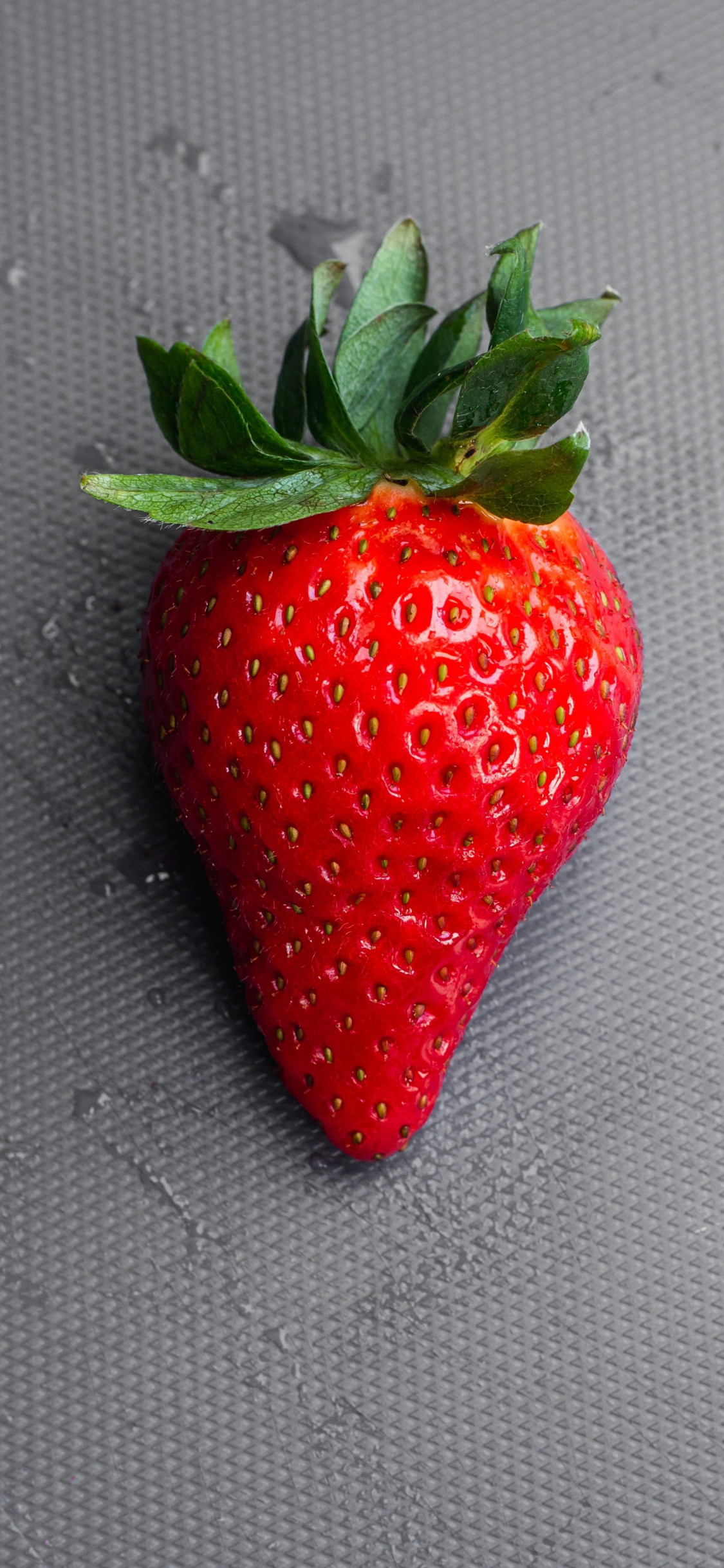 Strawberry: Belong to the group of fruit that produce miniature seeds known as achenes. 1130x2440 HD Wallpaper.