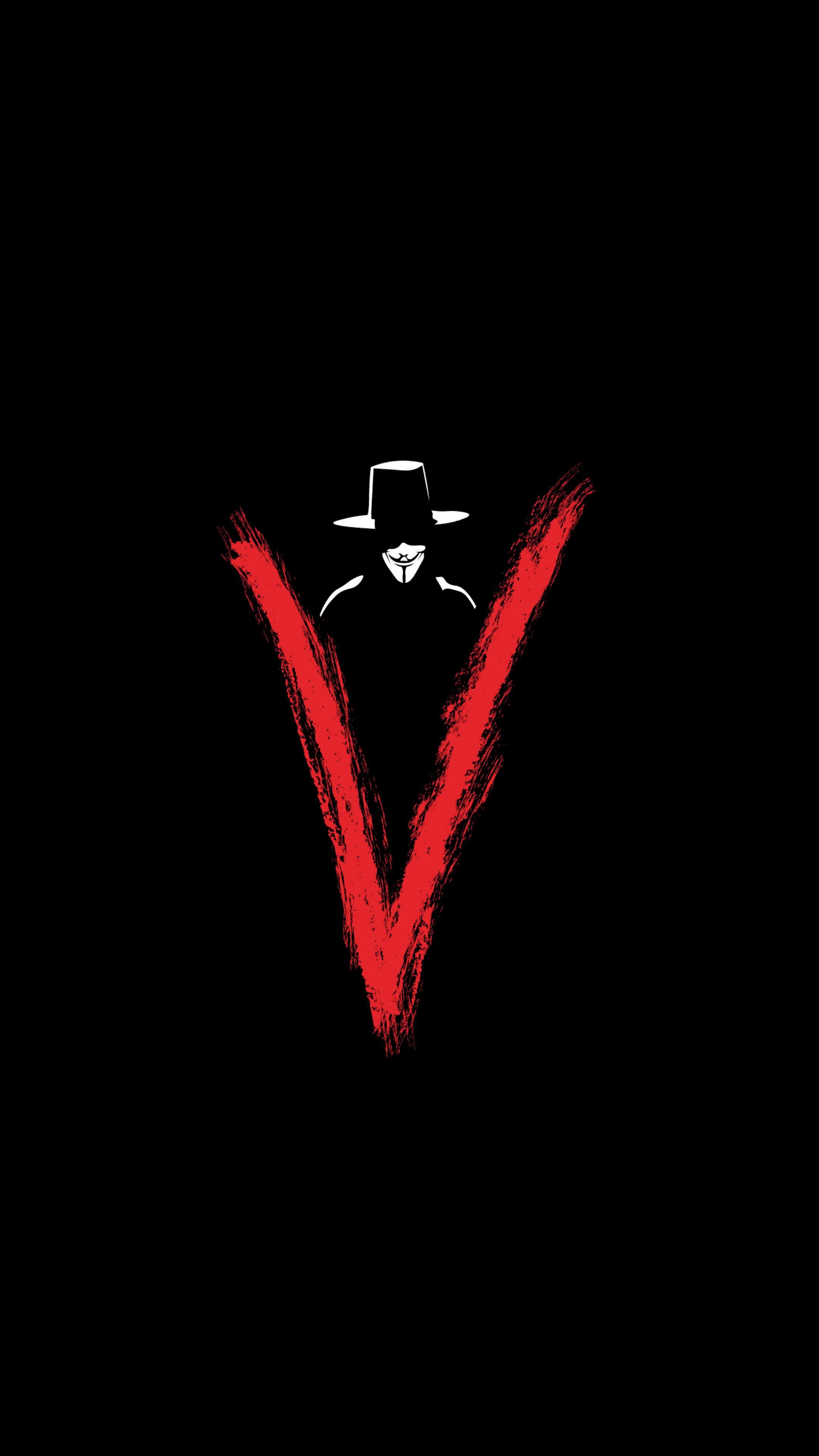 V for Vendetta: It is based on the 1988 DC Vertigo Comics limited series by Alan Moore, David Lloyd, and Tony Weare. 2160x3840 4K Background.