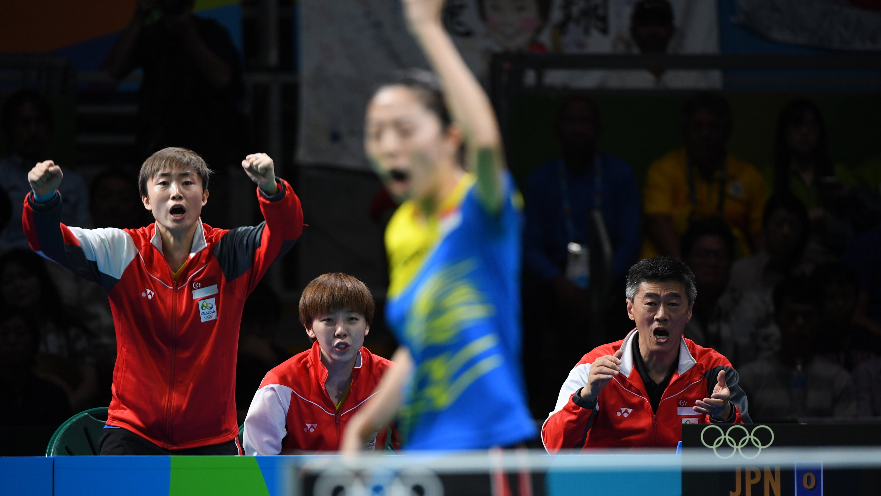 Table Tennis: Rio 2016 Summer Olympics, At Least 44 Table Tennis Players Are Chinese-Born, Six Play for China. 3000x1690 HD Background.