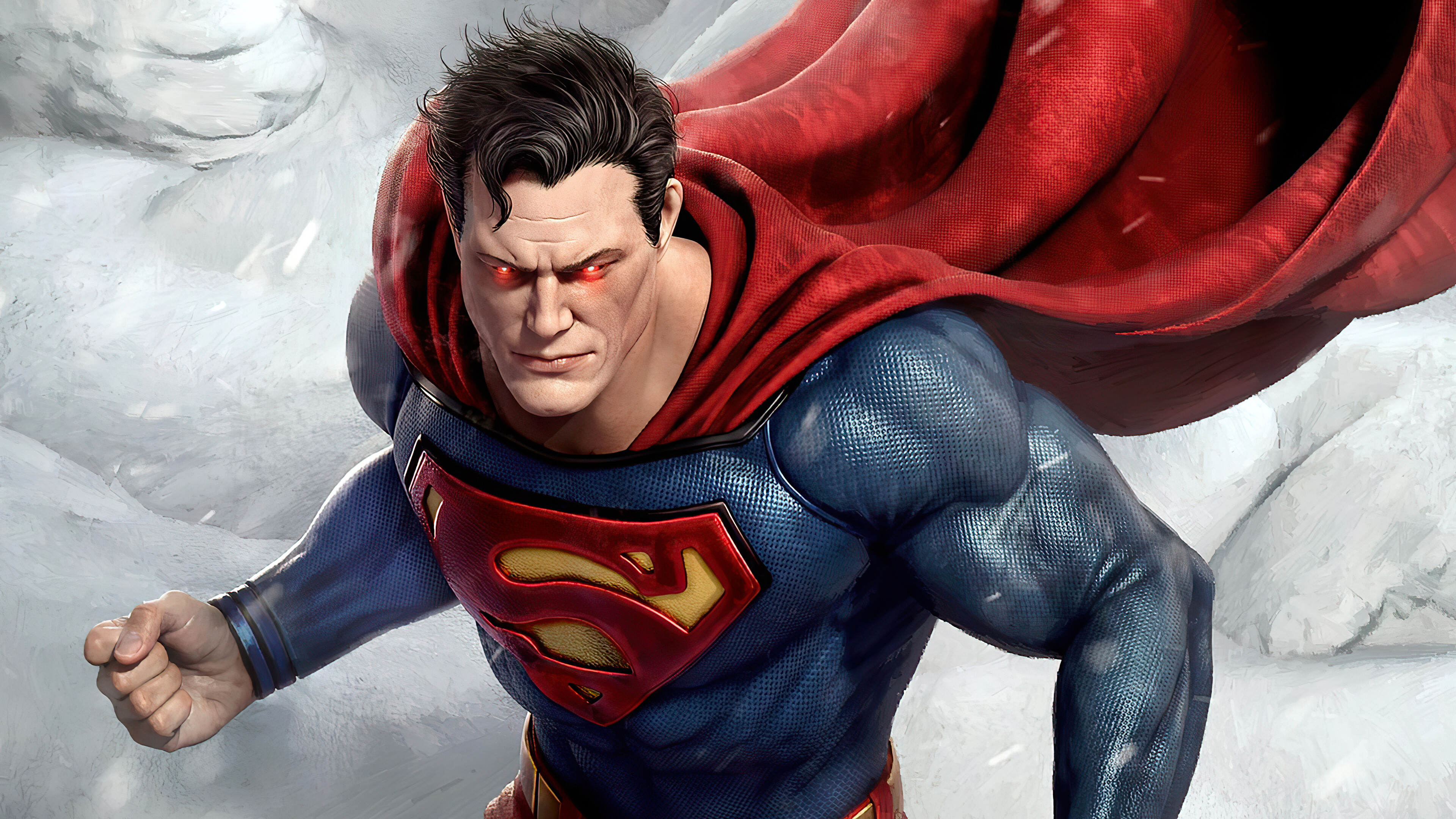 DC Heroes: Superman, was born on the fictional planet Krypton and was named Kal-El. 3840x2160 4K Wallpaper.
