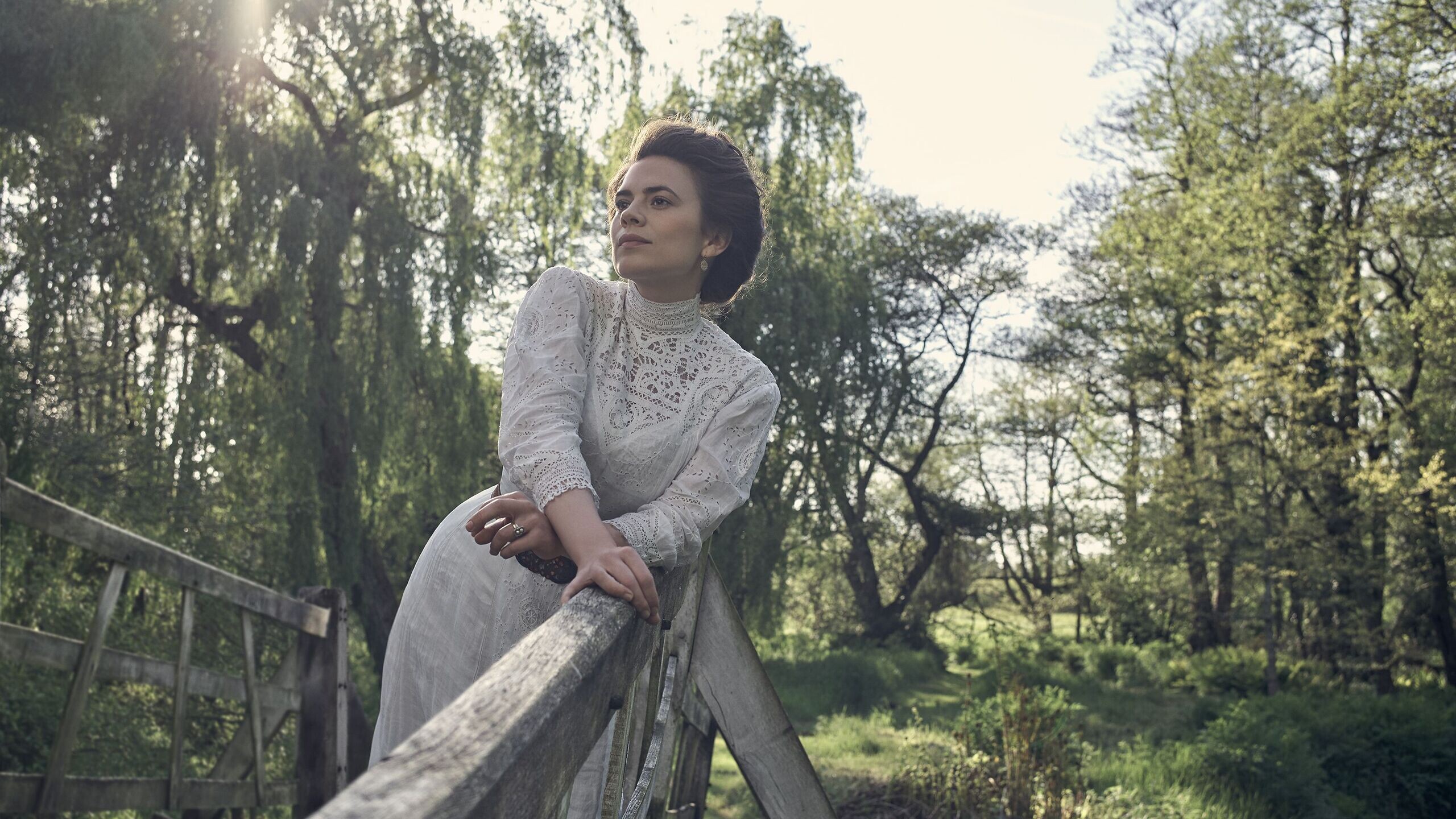 Hayley Atwell: Margaret Schlegel, Howards End, A British-American television drama directed by Hettie MacDonald. 2560x1440 HD Wallpaper.