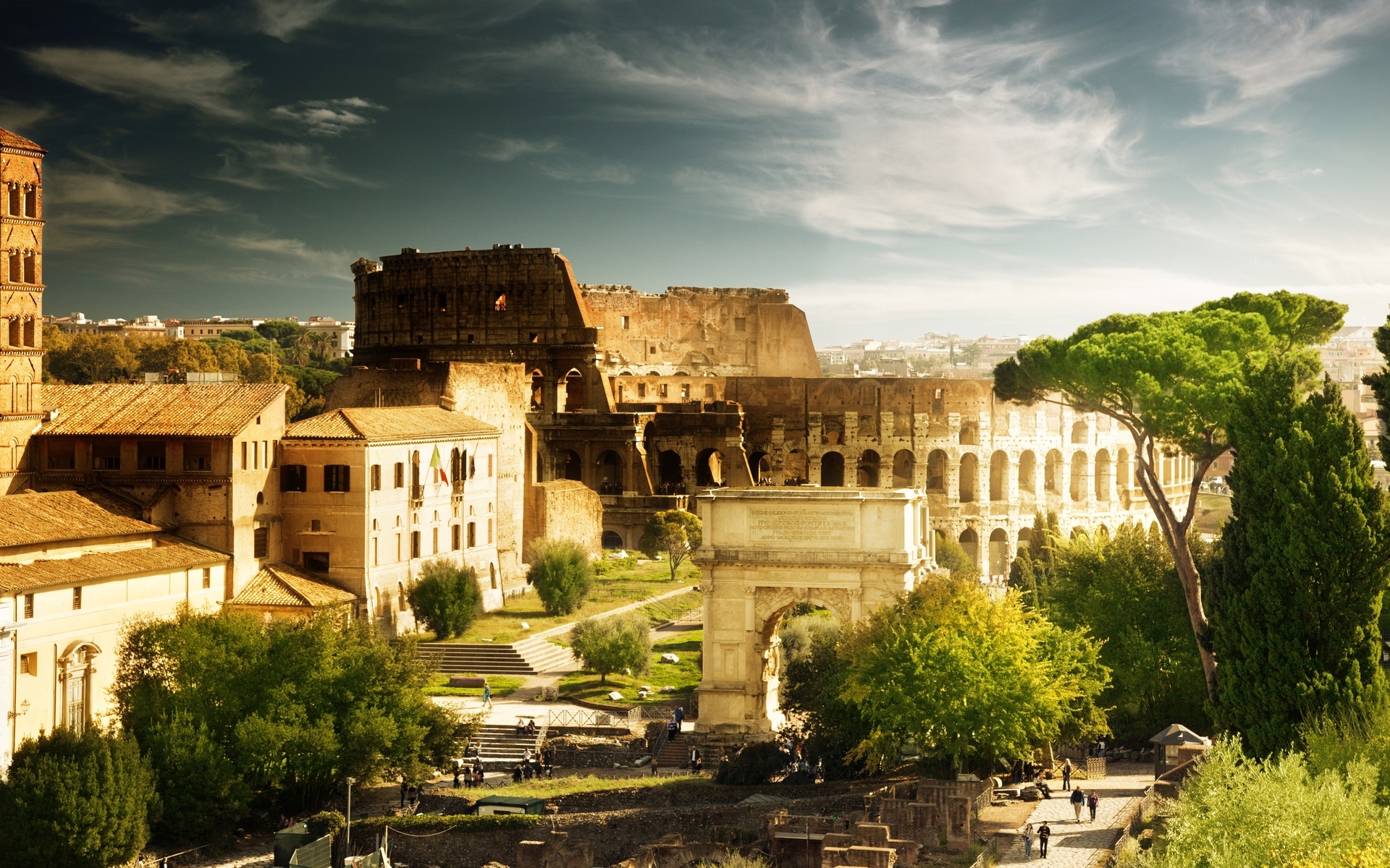 Colosseum, Rome, Italy, Locality, 1920x1200 HD Desktop