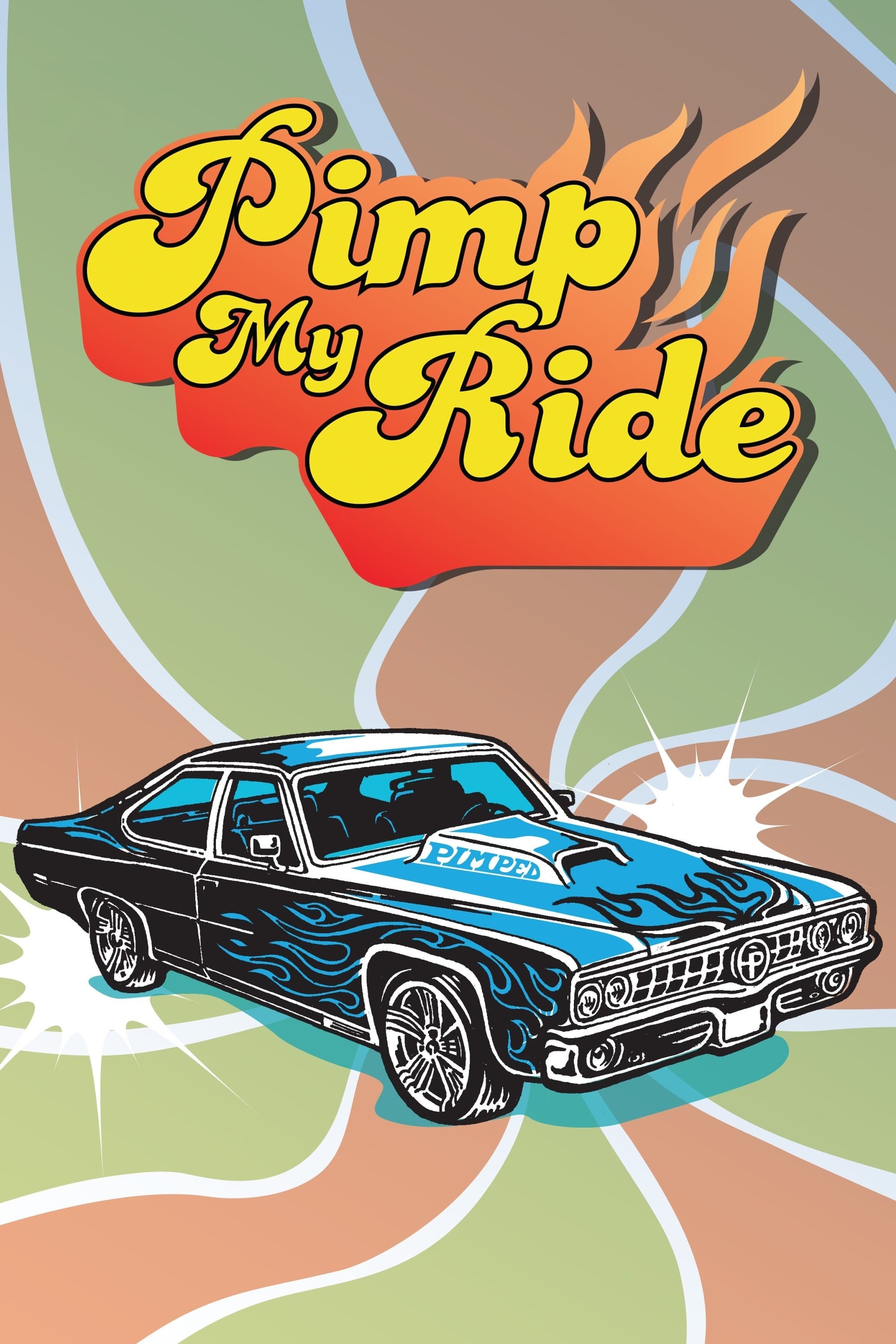 Pimp My Ride, TV series, 2004-2007, iconic poster, 2000x3000 HD Phone