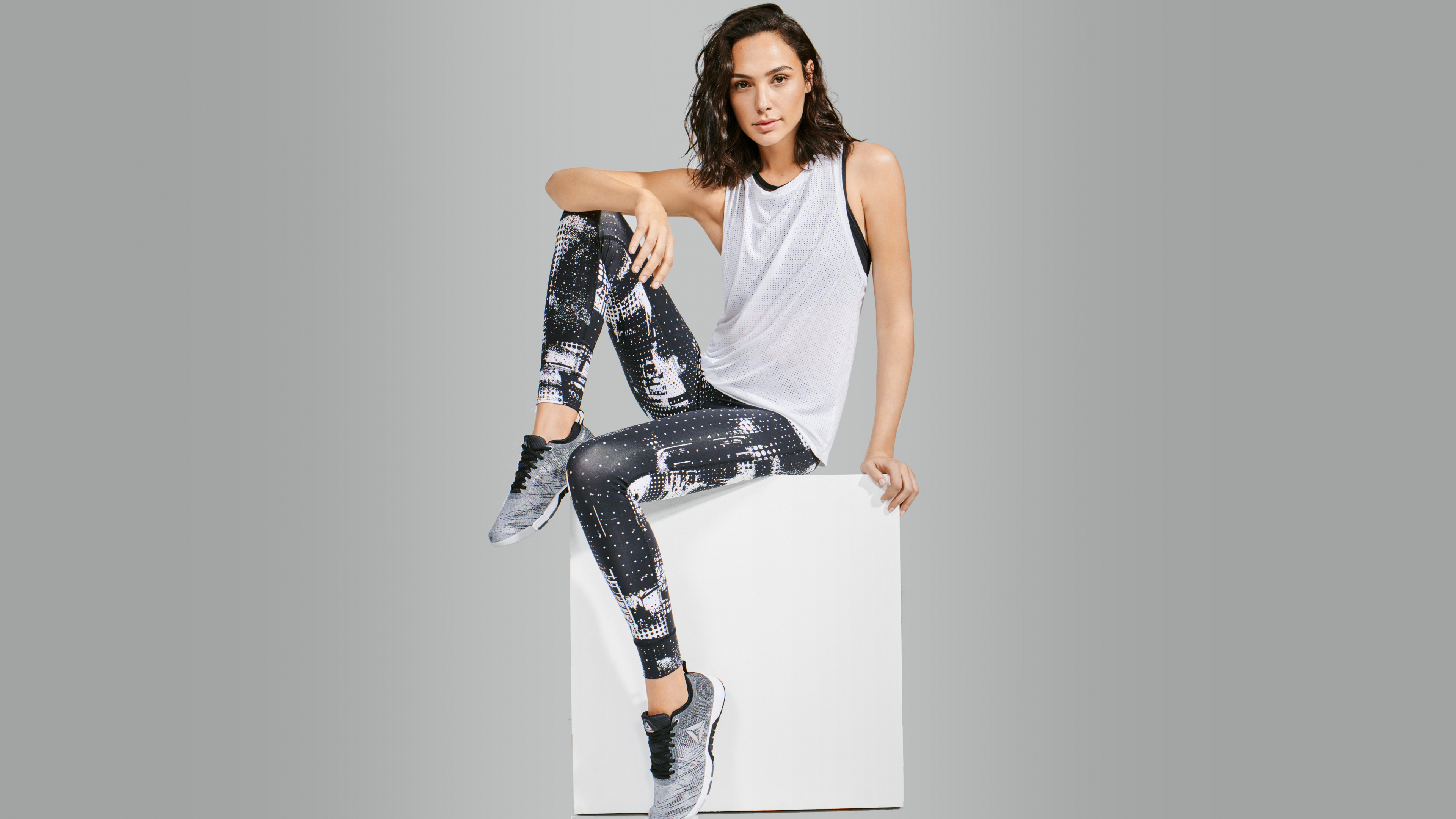 Reebok: Gal Gadot campaign, 2018, A global athletic footwear and apparel company. 3840x2160 4K Wallpaper.