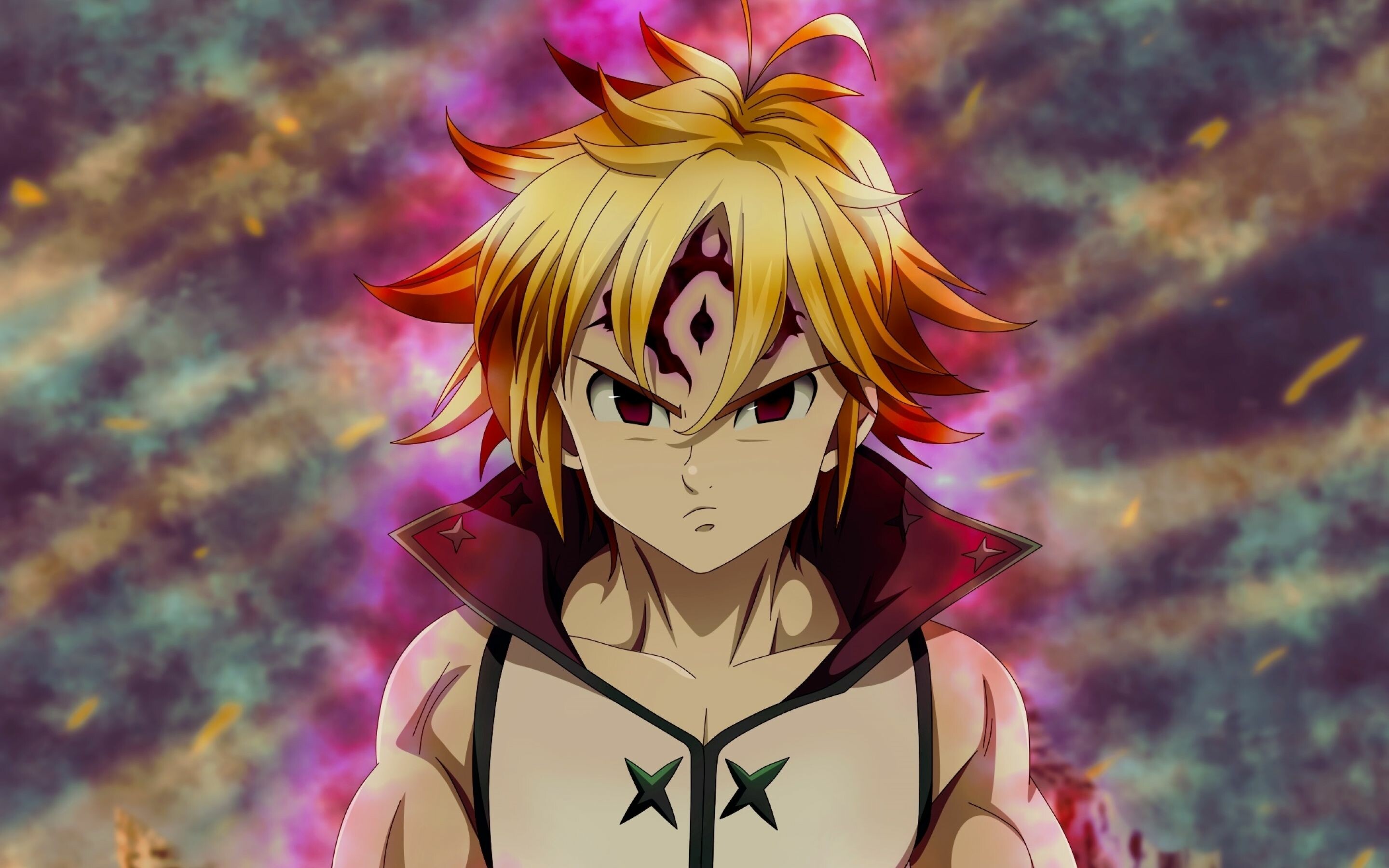 The Seven Deadly Sins: Meliodas, the father of Tristan, and the main protagonist of the series. 2880x1800 HD Wallpaper.