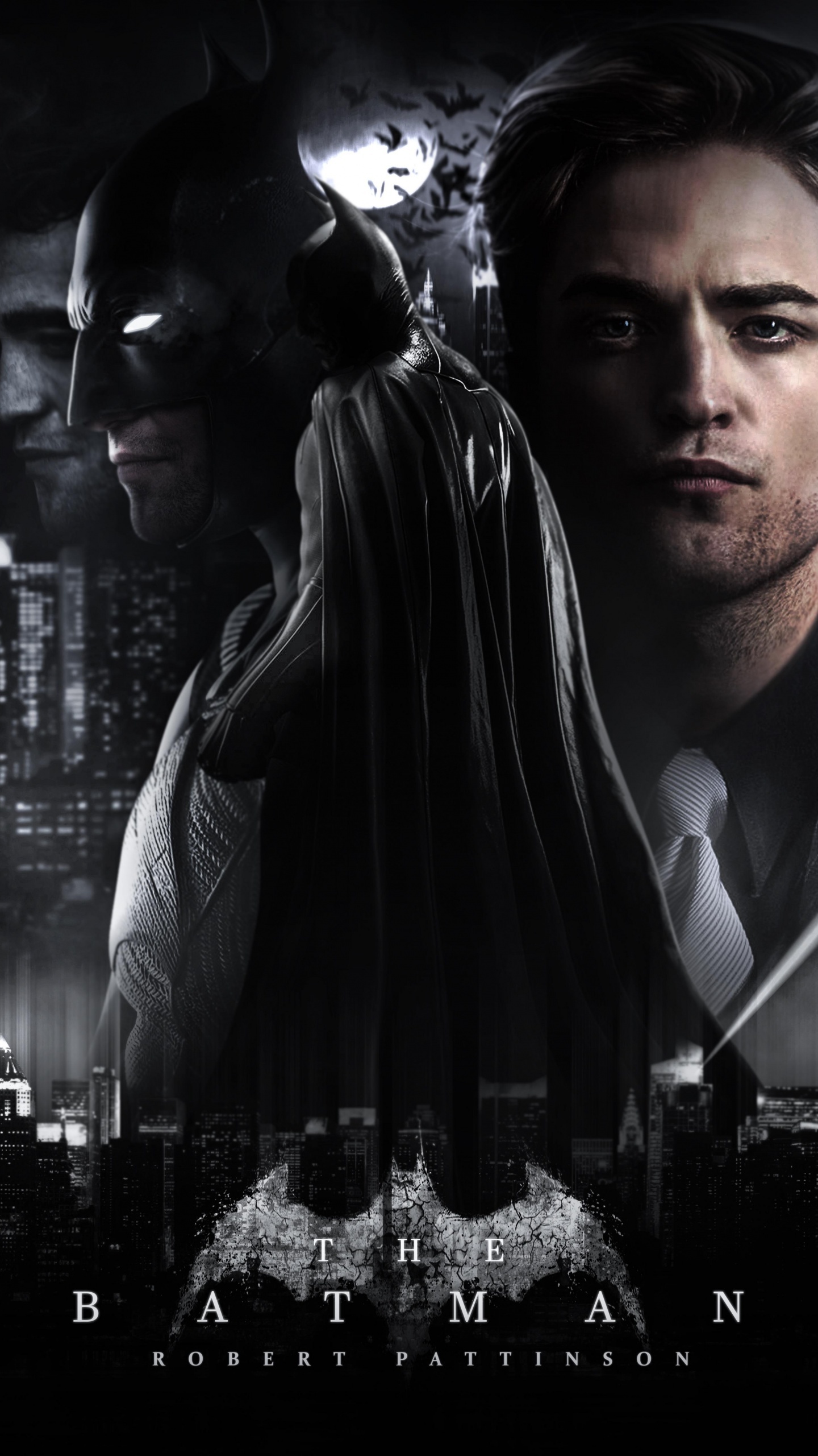 Robert Pattinson, Celebs, The Batman, 2021, 1440x2560 HD Handy