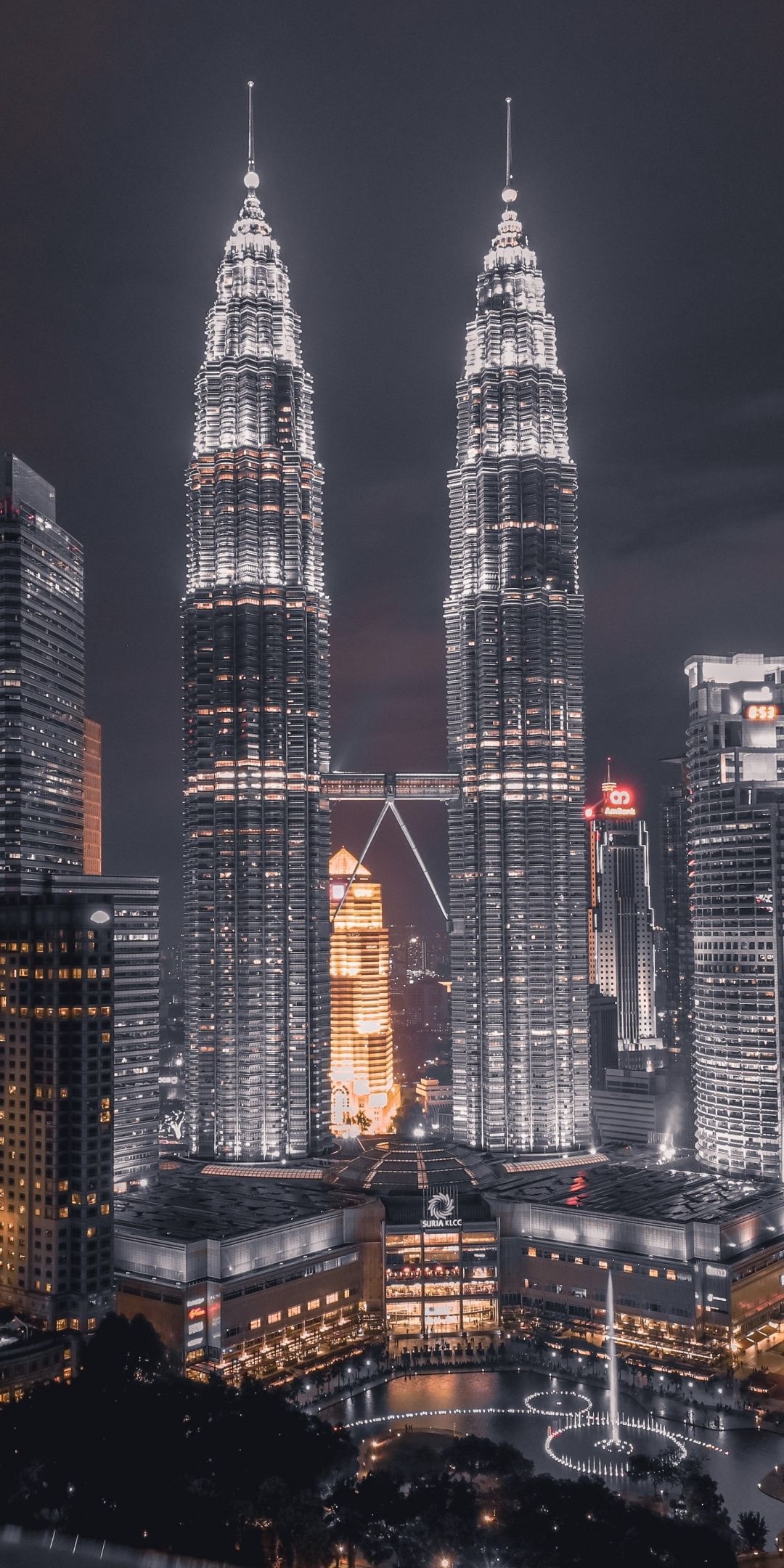 Kuala Lumpur, Petronas Towers, Skyline view, Travel aesthetic, 1080x2160 HD Handy