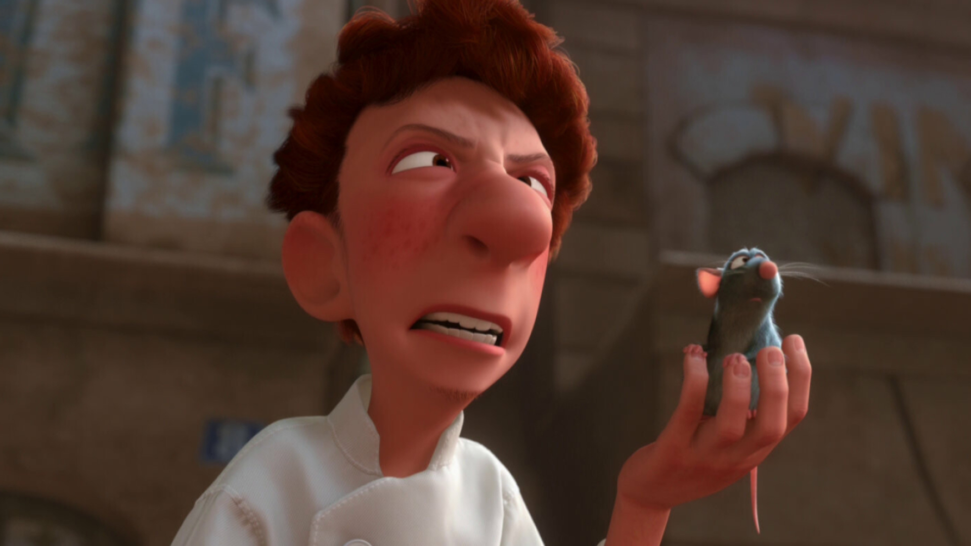 Ratatouille: Alfredo Linguini, son of the deceased famous chef Auguste Gusteau and the restaurant’s hapless garbage boy. 1920x1080 Full HD Wallpaper.